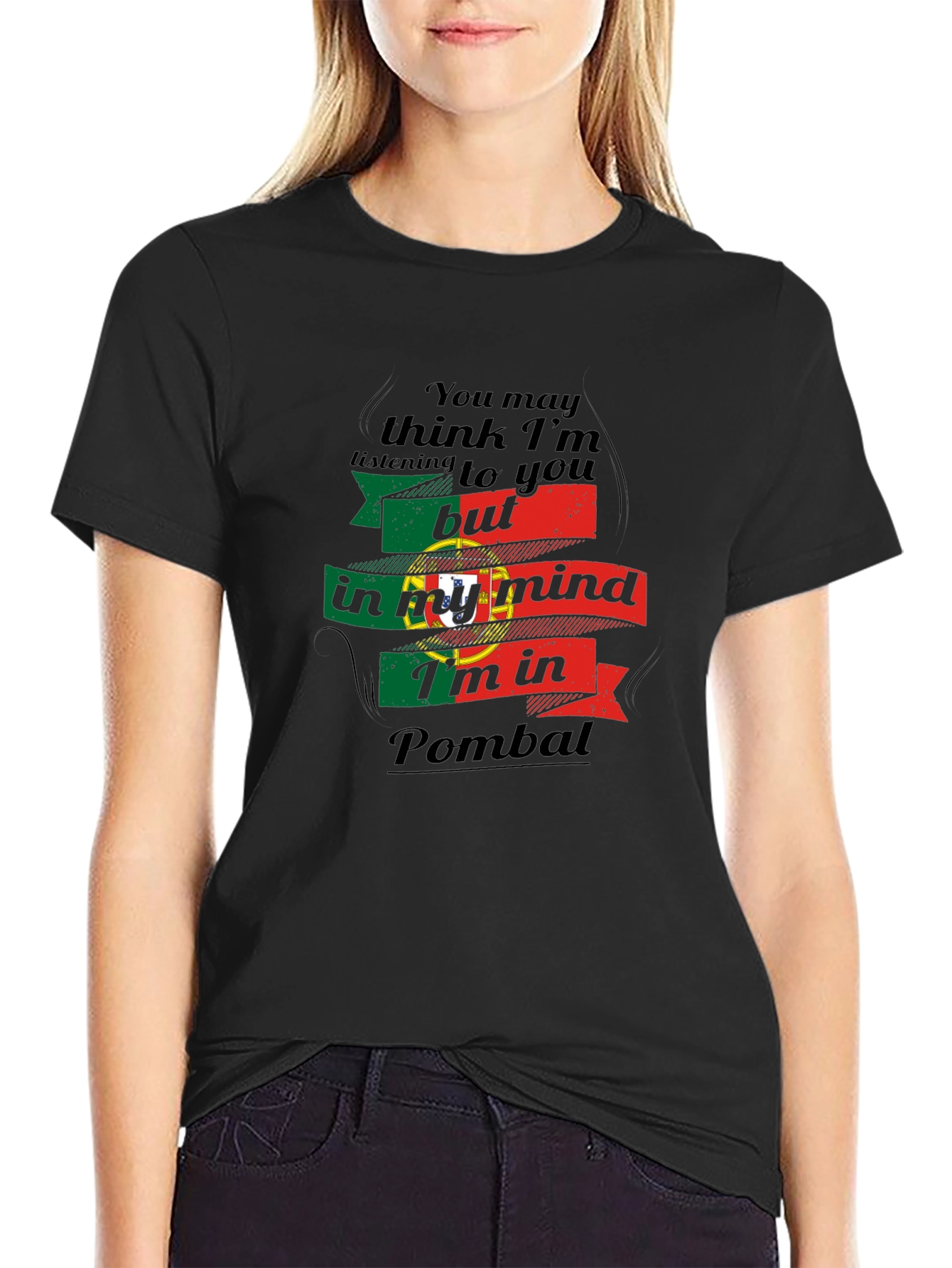 Portugal Pombal Mind T-Shirt - Novelty Travel Shirt