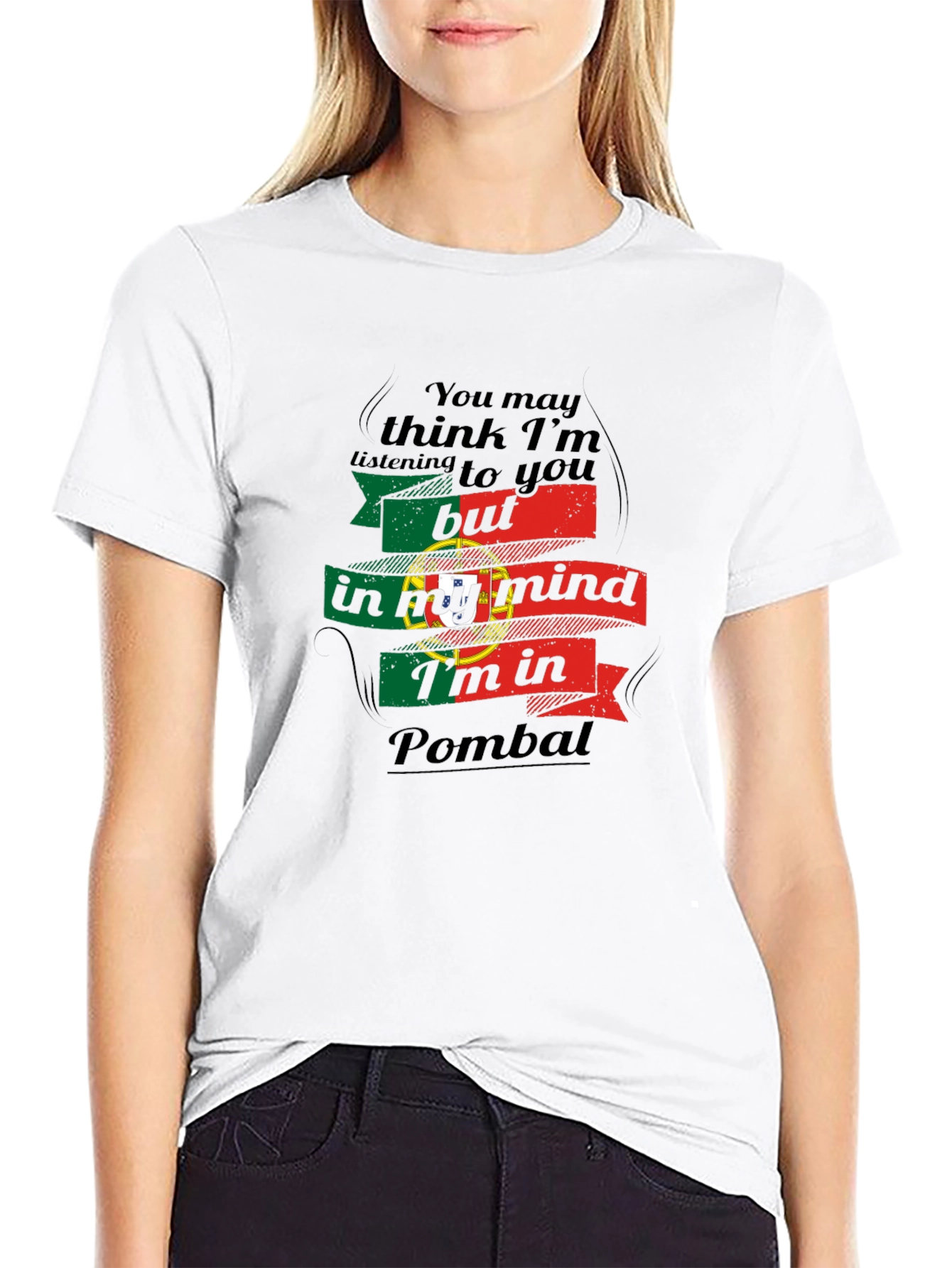 Portugal Pombal Mind T-Shirt - Novelty Travel Shirt