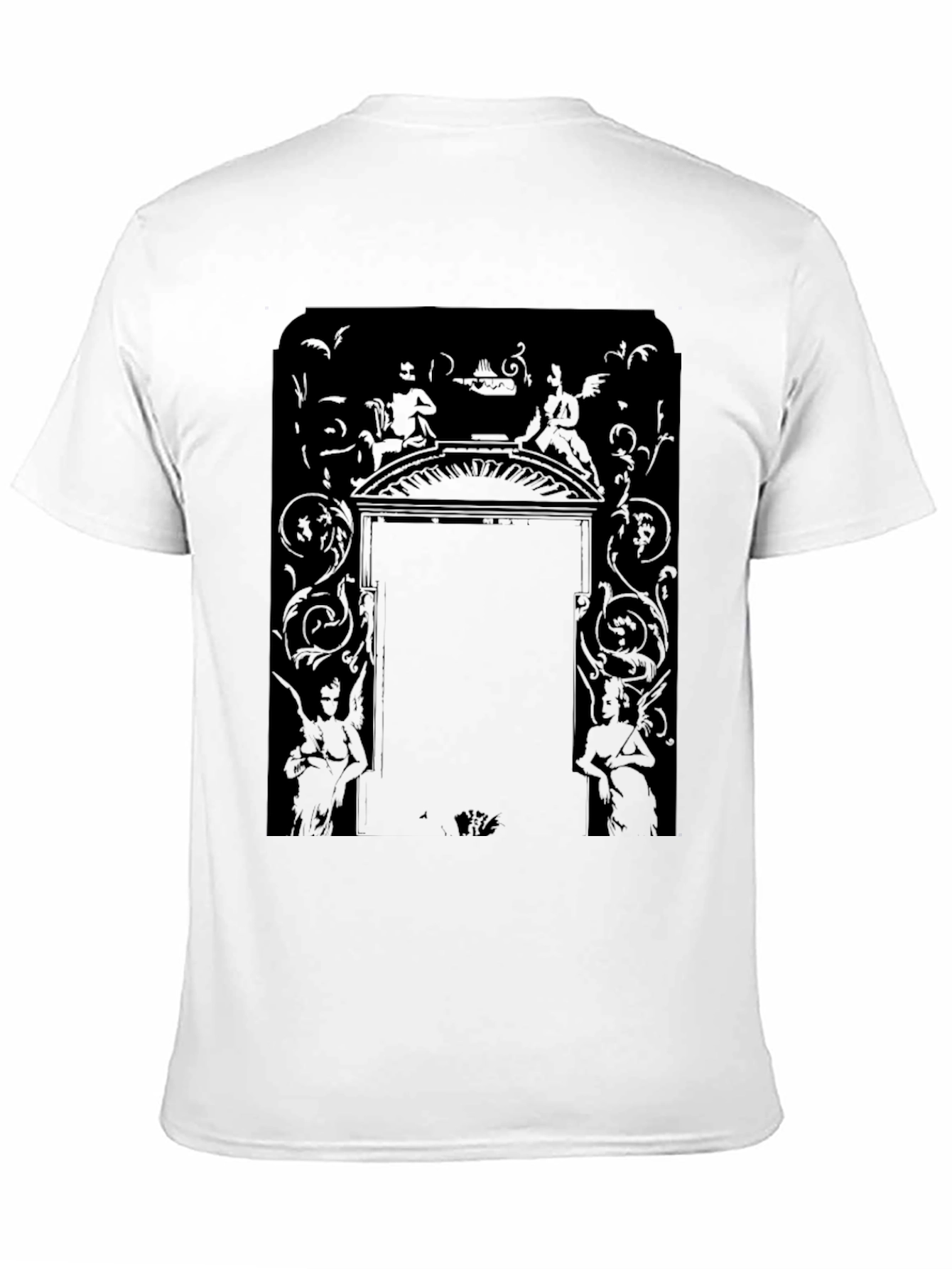 Gothic Angelic Art T-Shirt - Dark Graphic Tee
