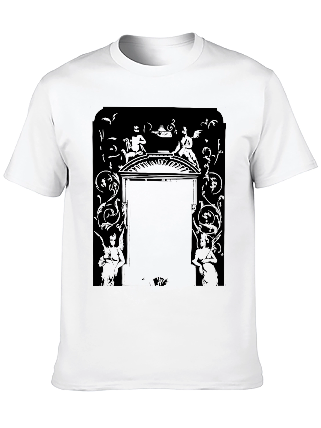 Gothic Angelic Art T-Shirt - Dark Graphic Tee