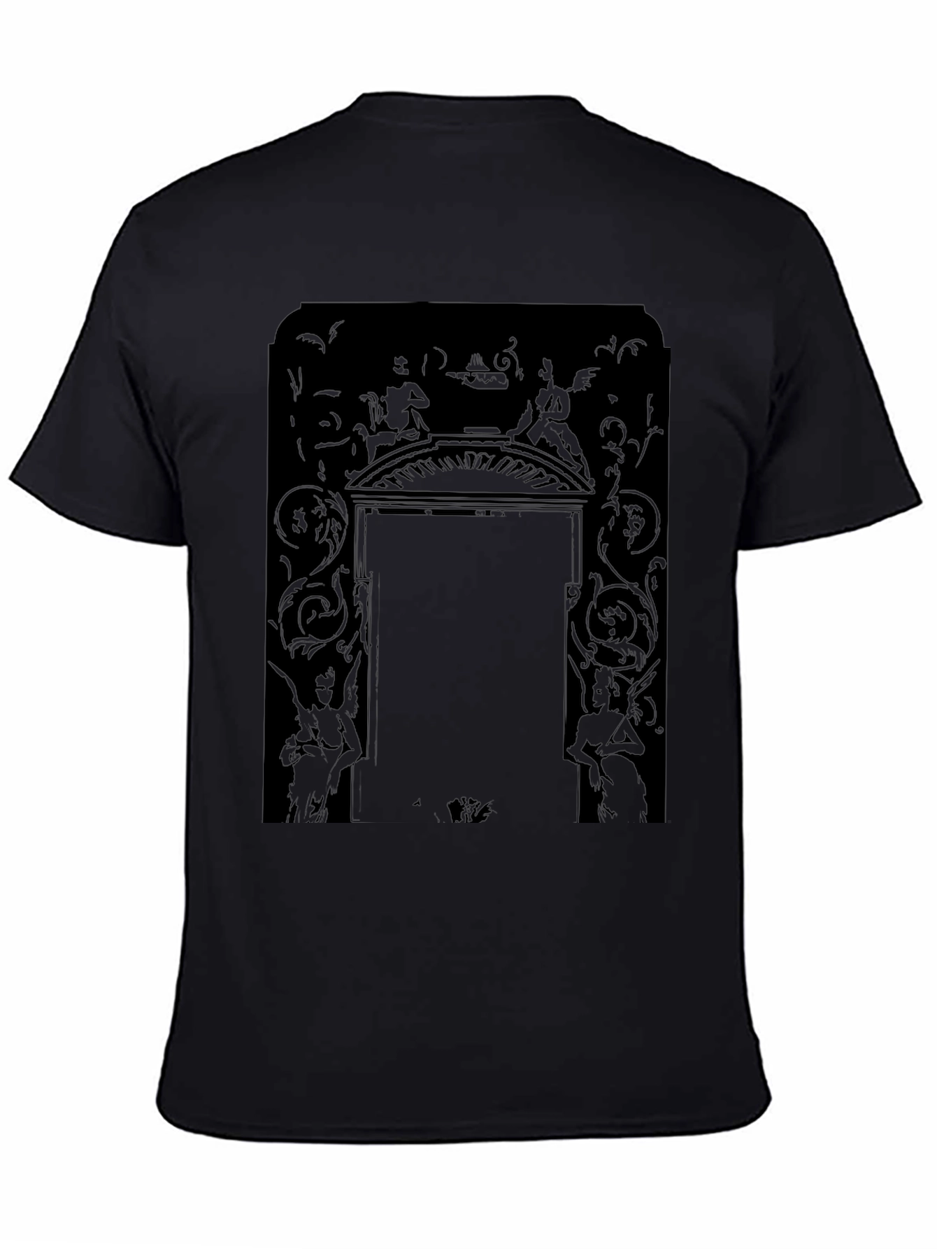 Gothic Angelic Art T-Shirt - Dark Graphic Tee