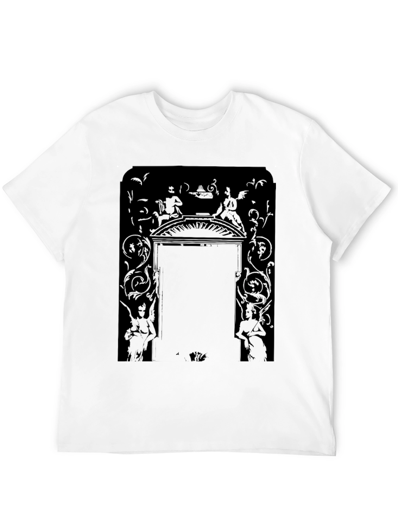 Gothic Angelic Art T-Shirt - Dark Graphic Tee
