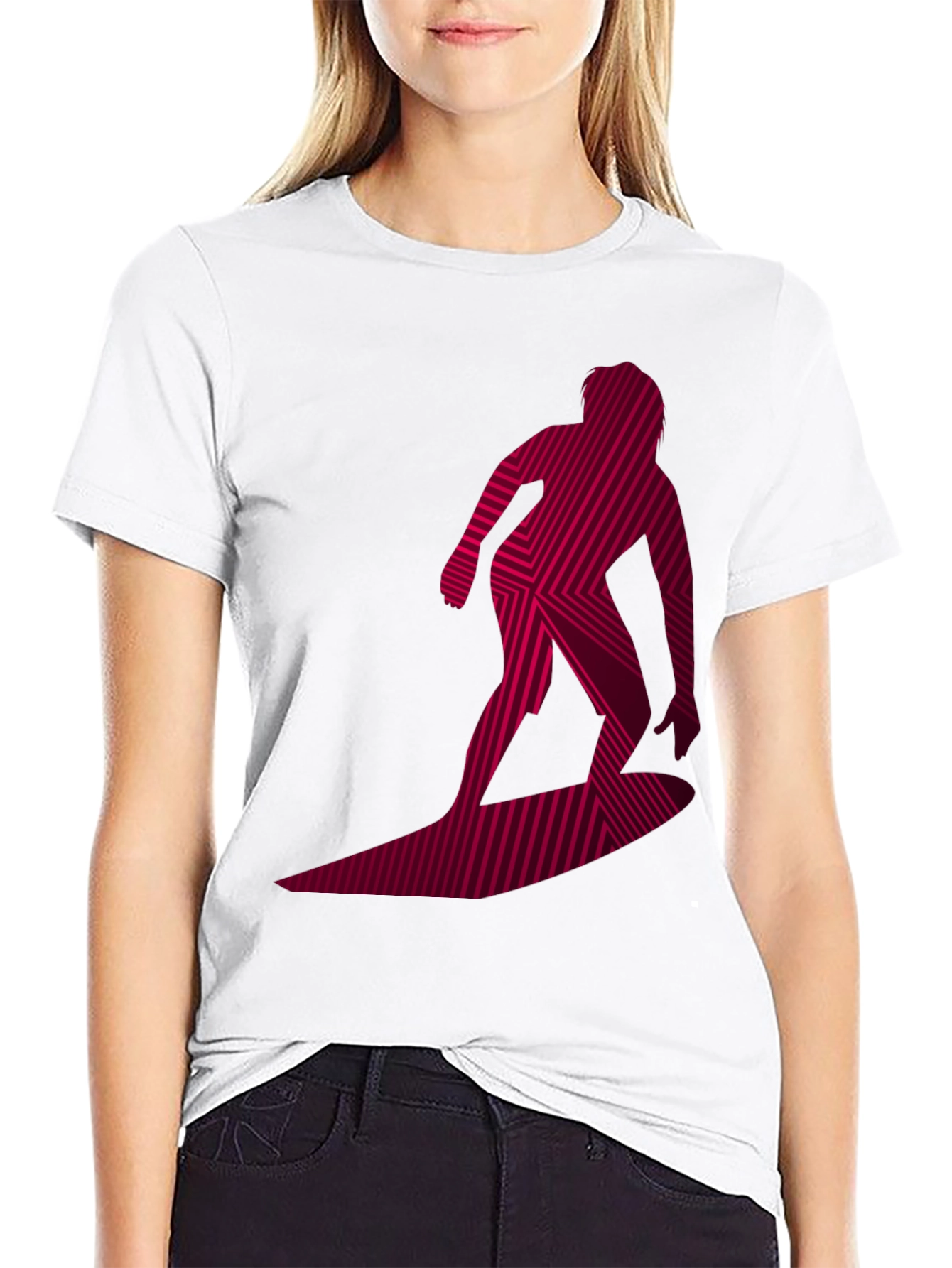 Surfer Graphic Tee - Cool Modern Design T-Shirt