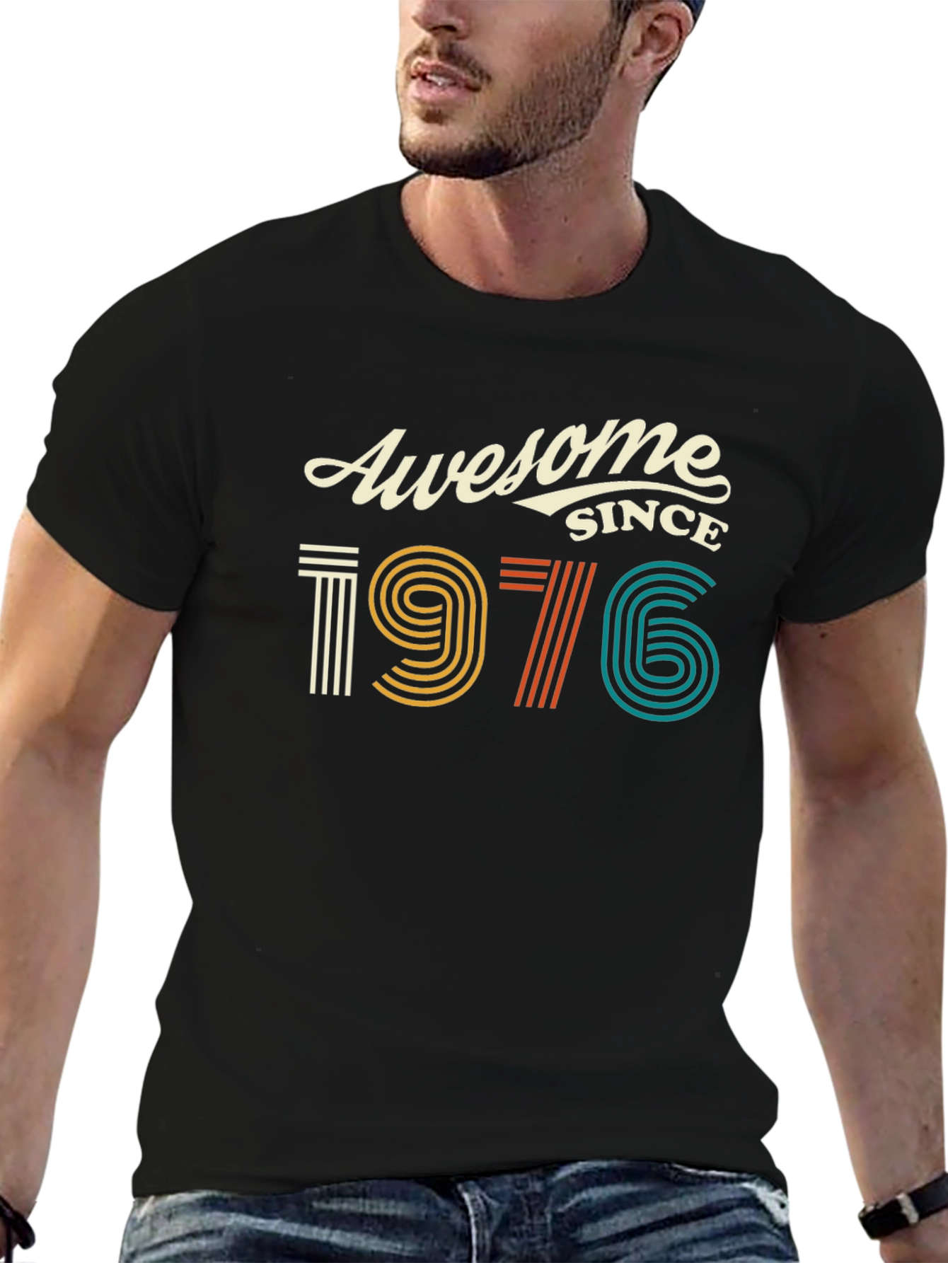 Awesome Since 1976 Graphic T-Shirt