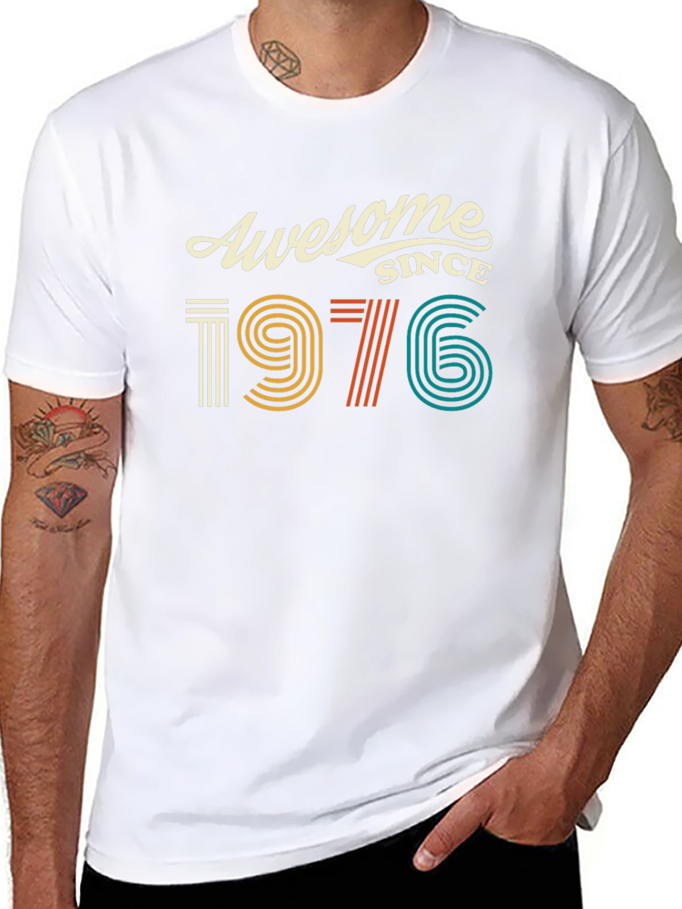 Awesome Since 1976 Graphic T-Shirt