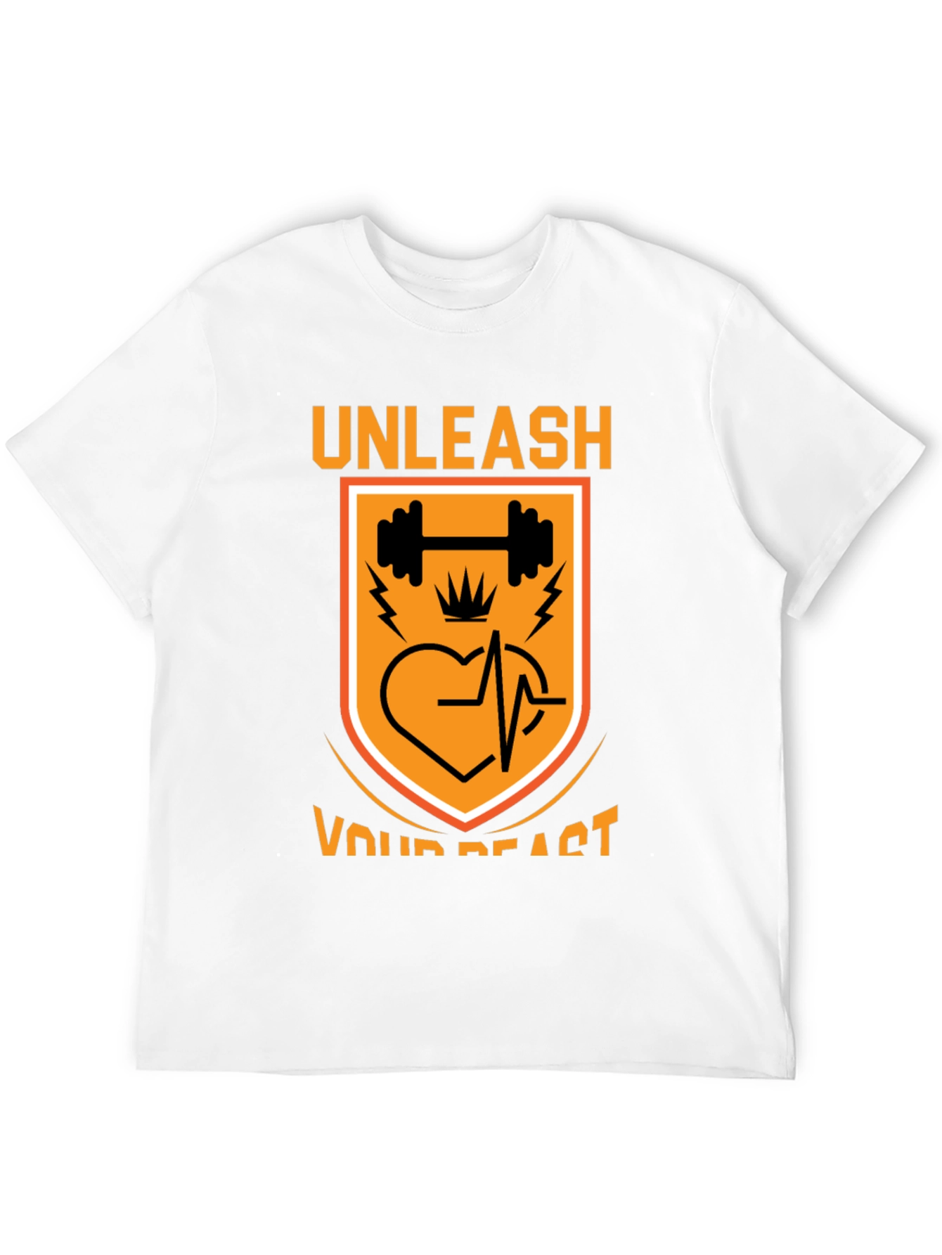 Unleash Your Beast Graphic Tee - Fitness Motivation