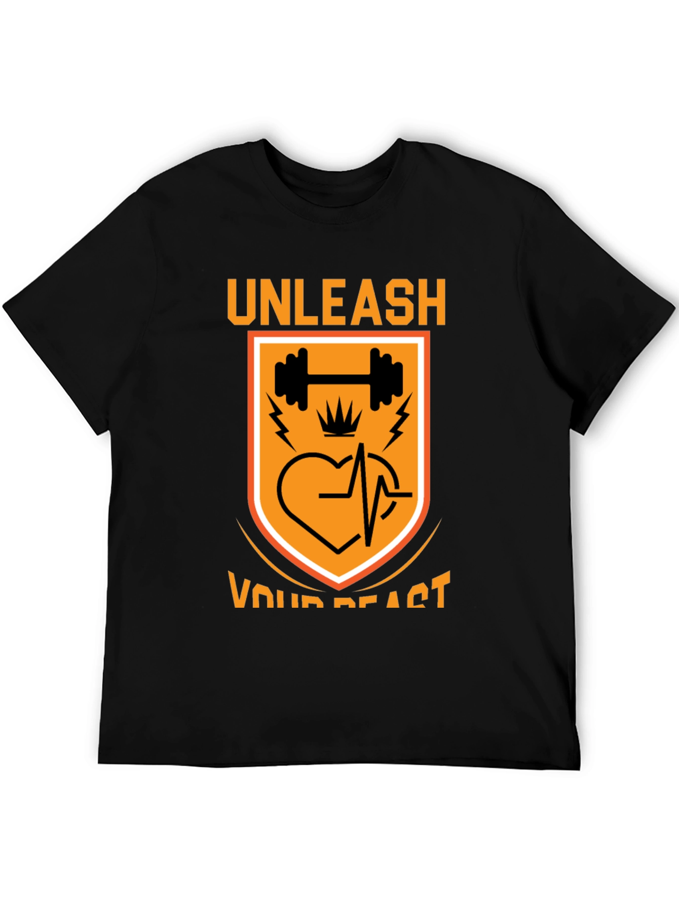 Unleash Your Beast Graphic Tee - Fitness Motivation