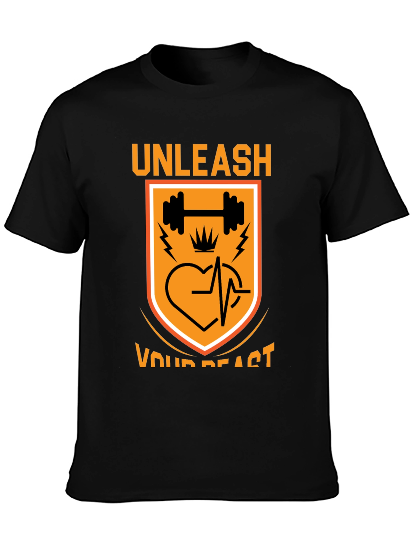 Unleash Your Beast Graphic Tee - Fitness Motivation