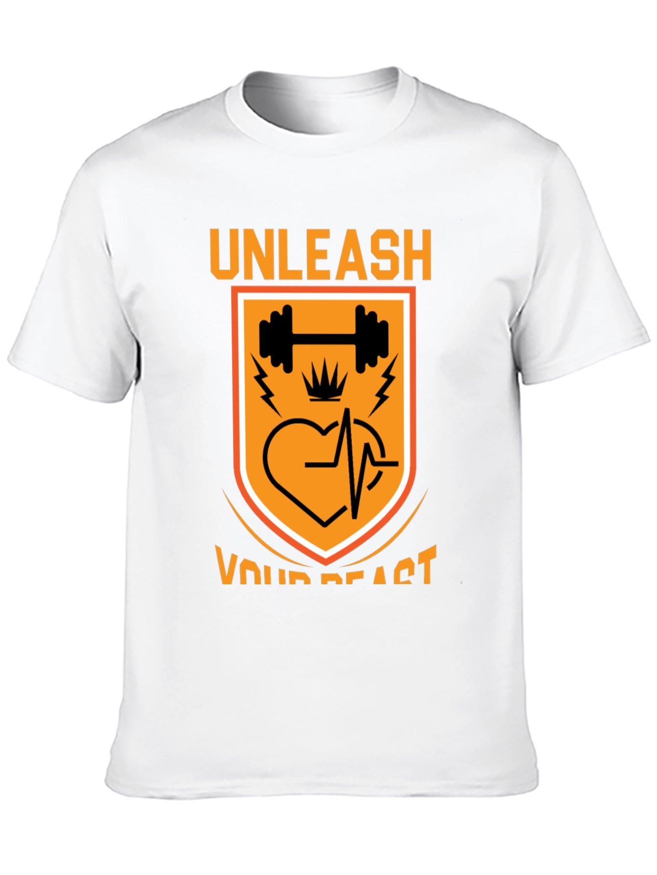 Unleash Your Beast Graphic Tee - Fitness Motivation