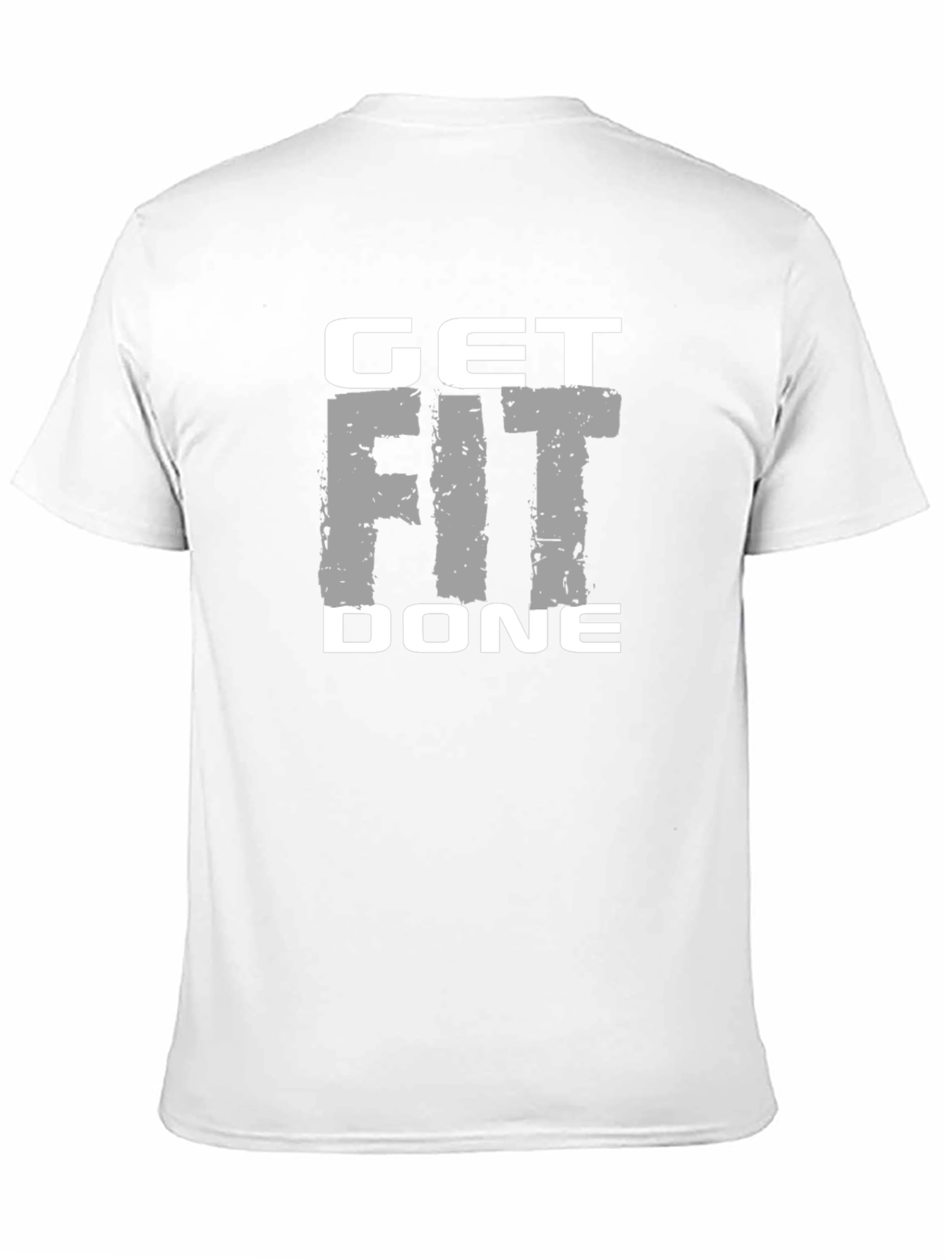 Get Fit Done T-Shirt - Mens Black Fitness Tee
