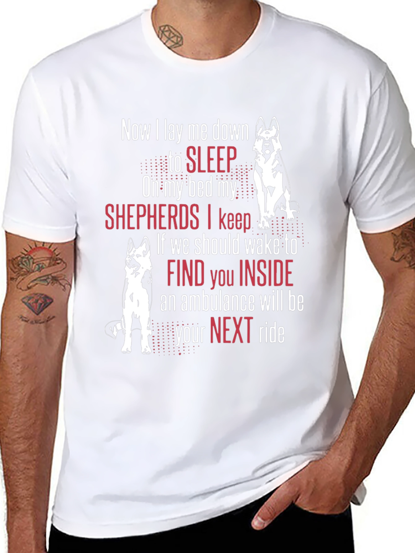 German Shepherd T-Shirt - Protective Dogs Graphic Tee
