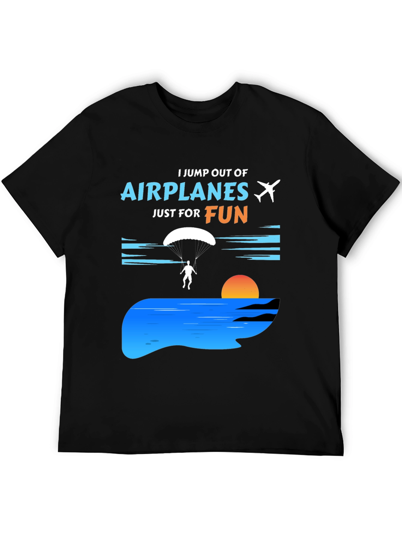 Skydiving Fun T-Shirt - Airplane Jumper