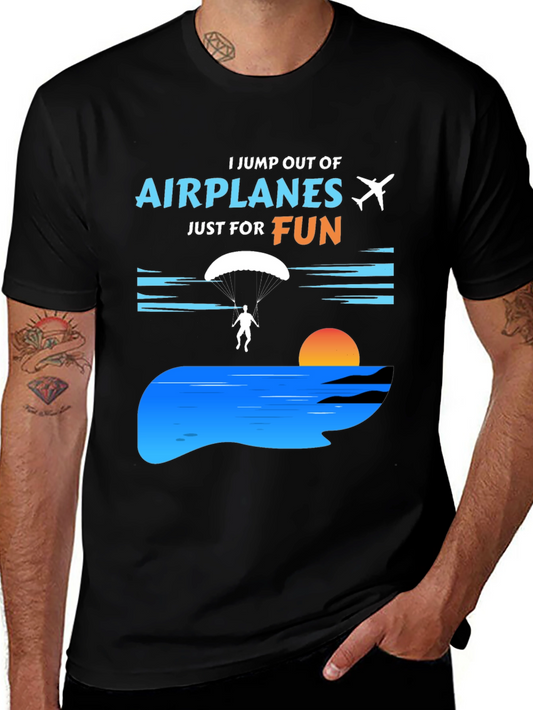 Skydiving Fun T-Shirt - Airplane Jumper