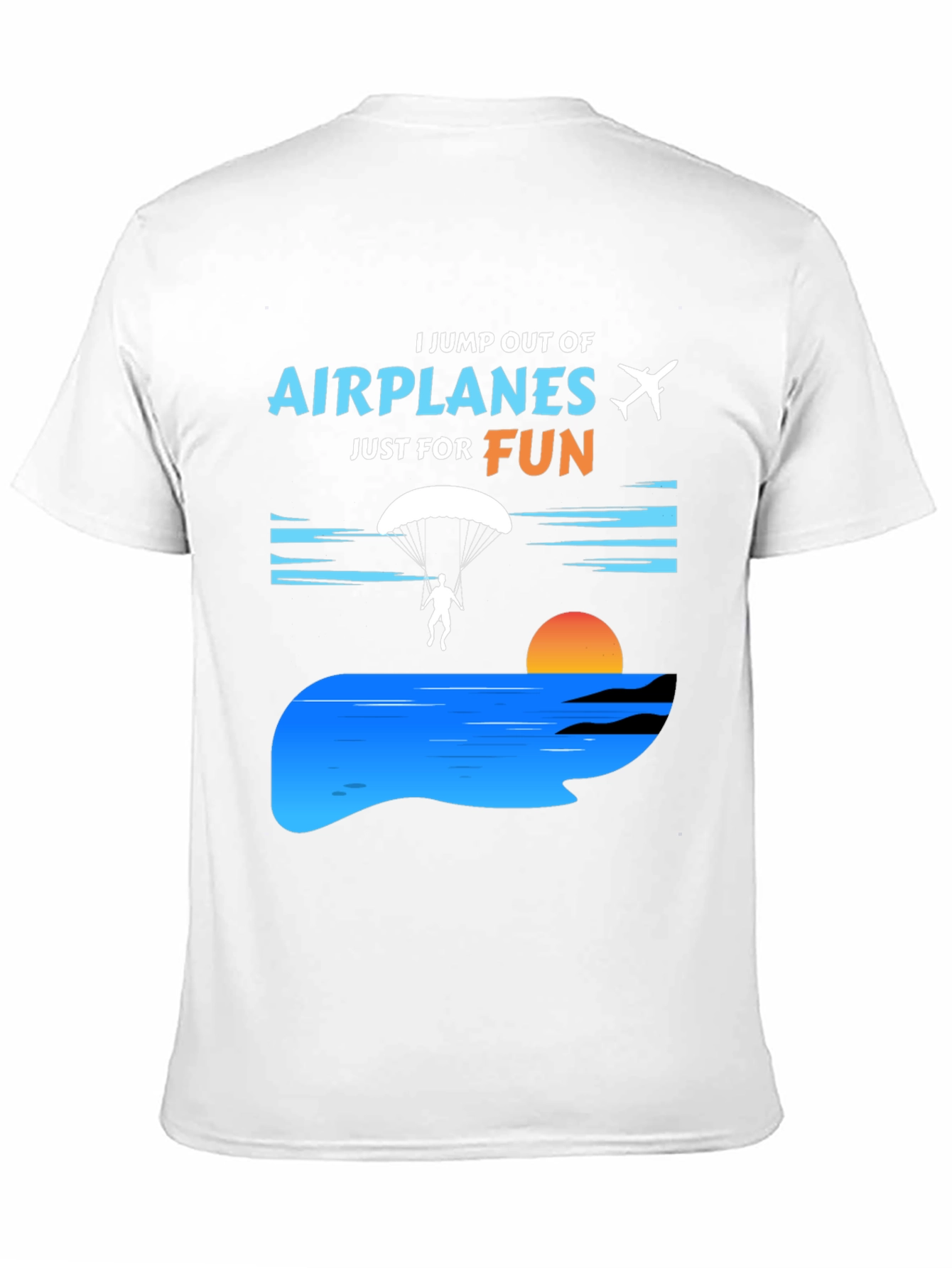 Skydiving Fun T-Shirt - Airplane Jumper