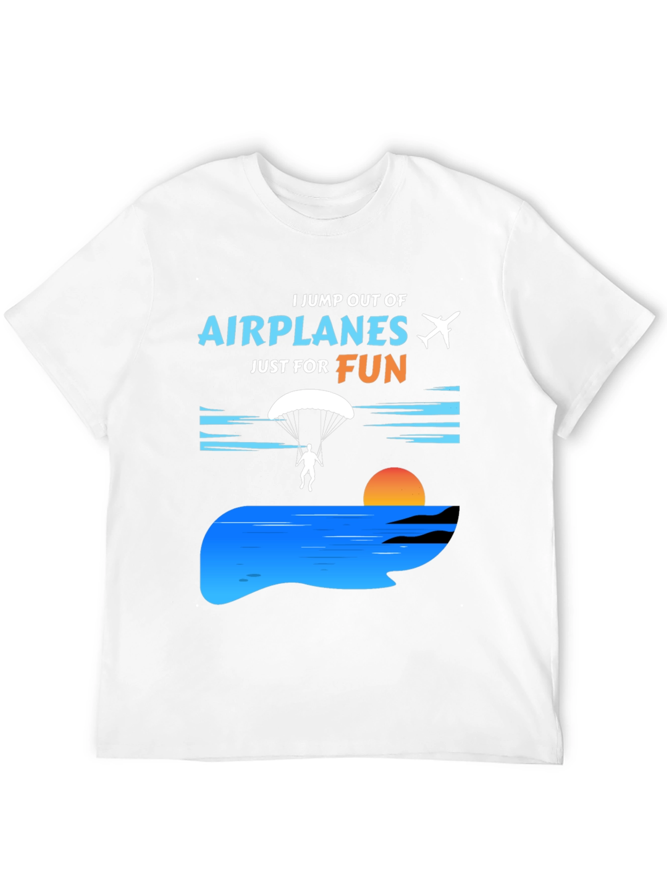 Skydiving Fun T-Shirt - Airplane Jumper