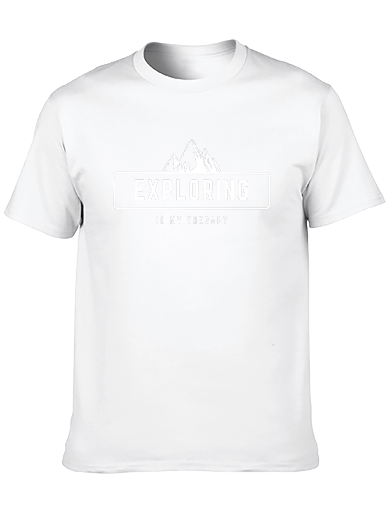 Exploring Is My Therapy Black Graphic T-Shirt