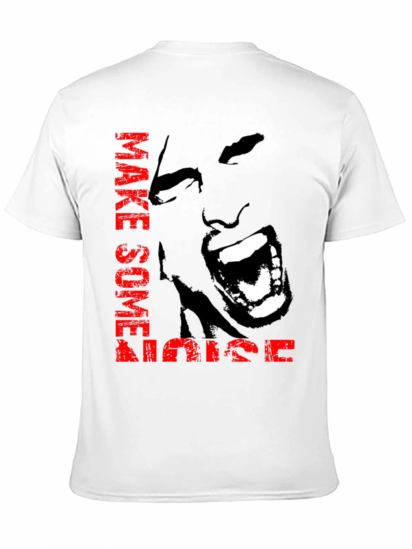 Make Some Noise Graphic Tee - Bold Black T-Shirt
