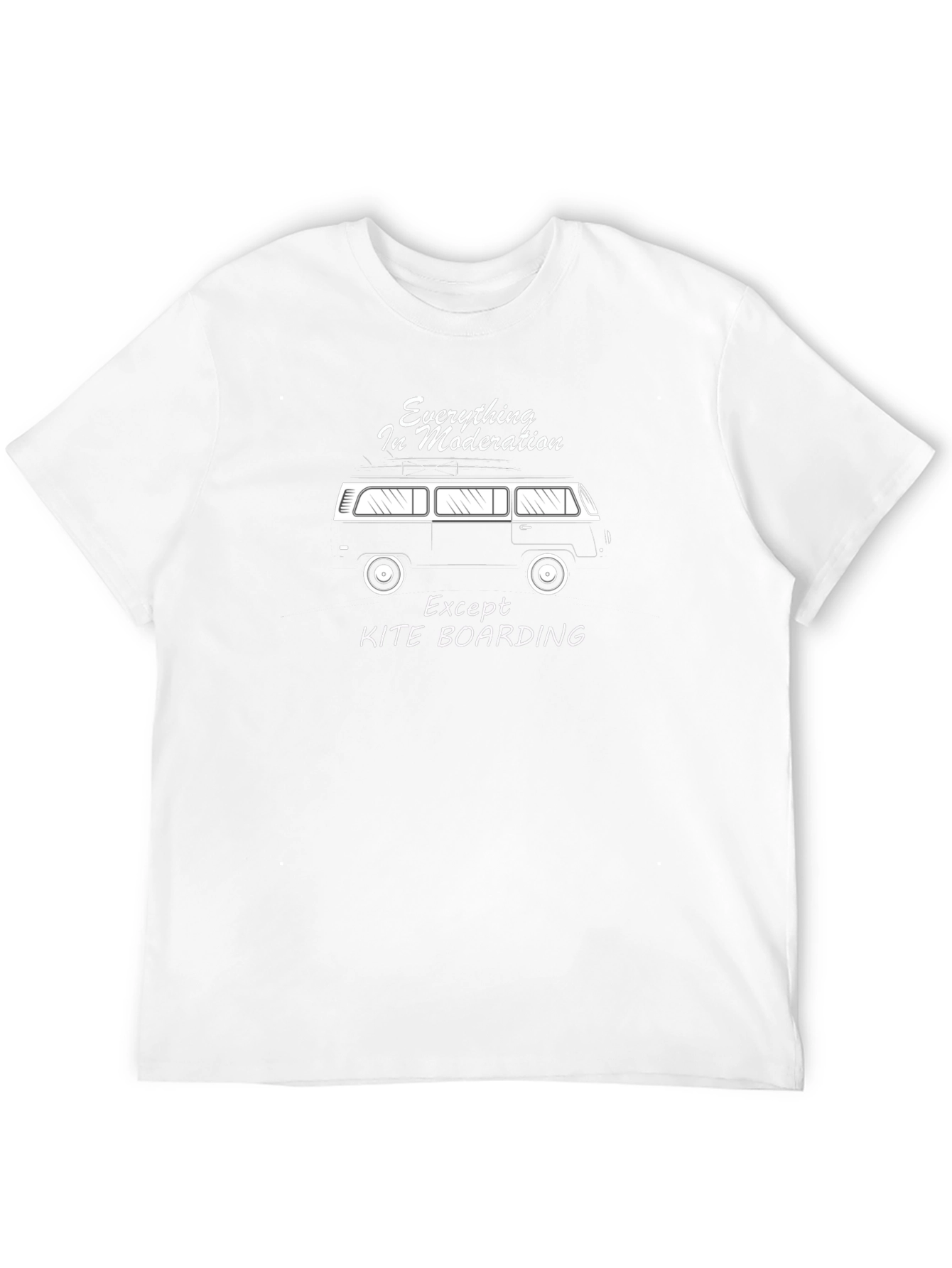 Kite Boarding Van Graphic Tee