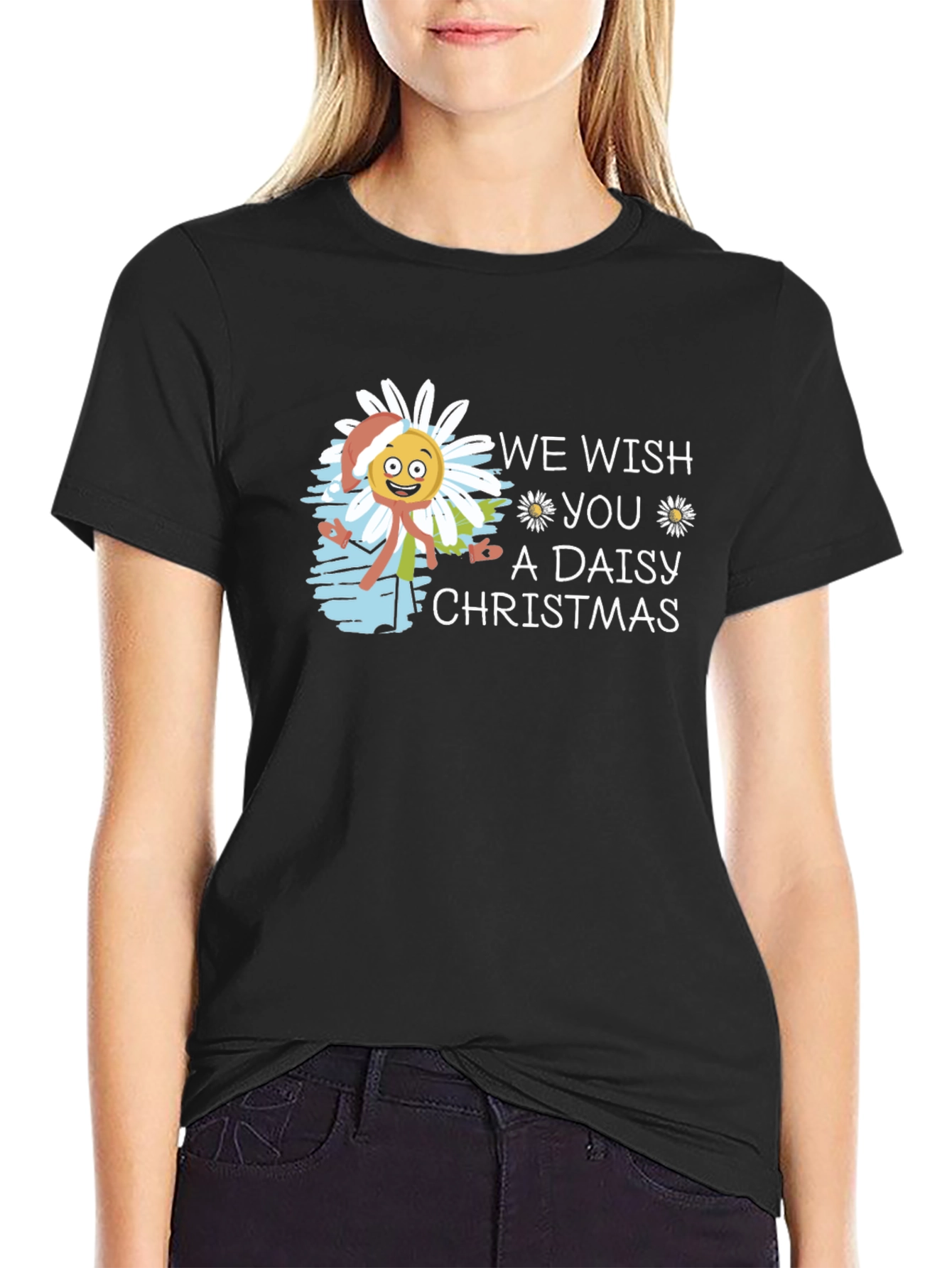 Daisy Christmas T-Shirt - Holiday Cheer