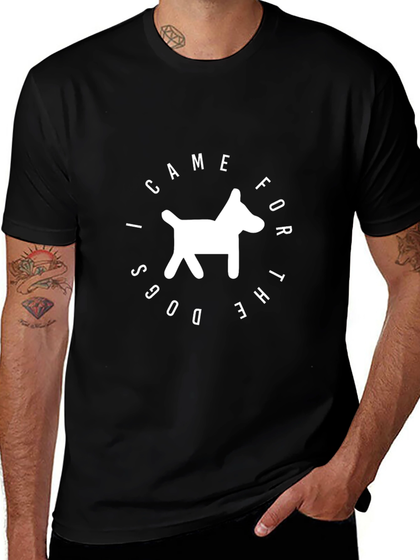 I Came For The Dogs Graphic Tee