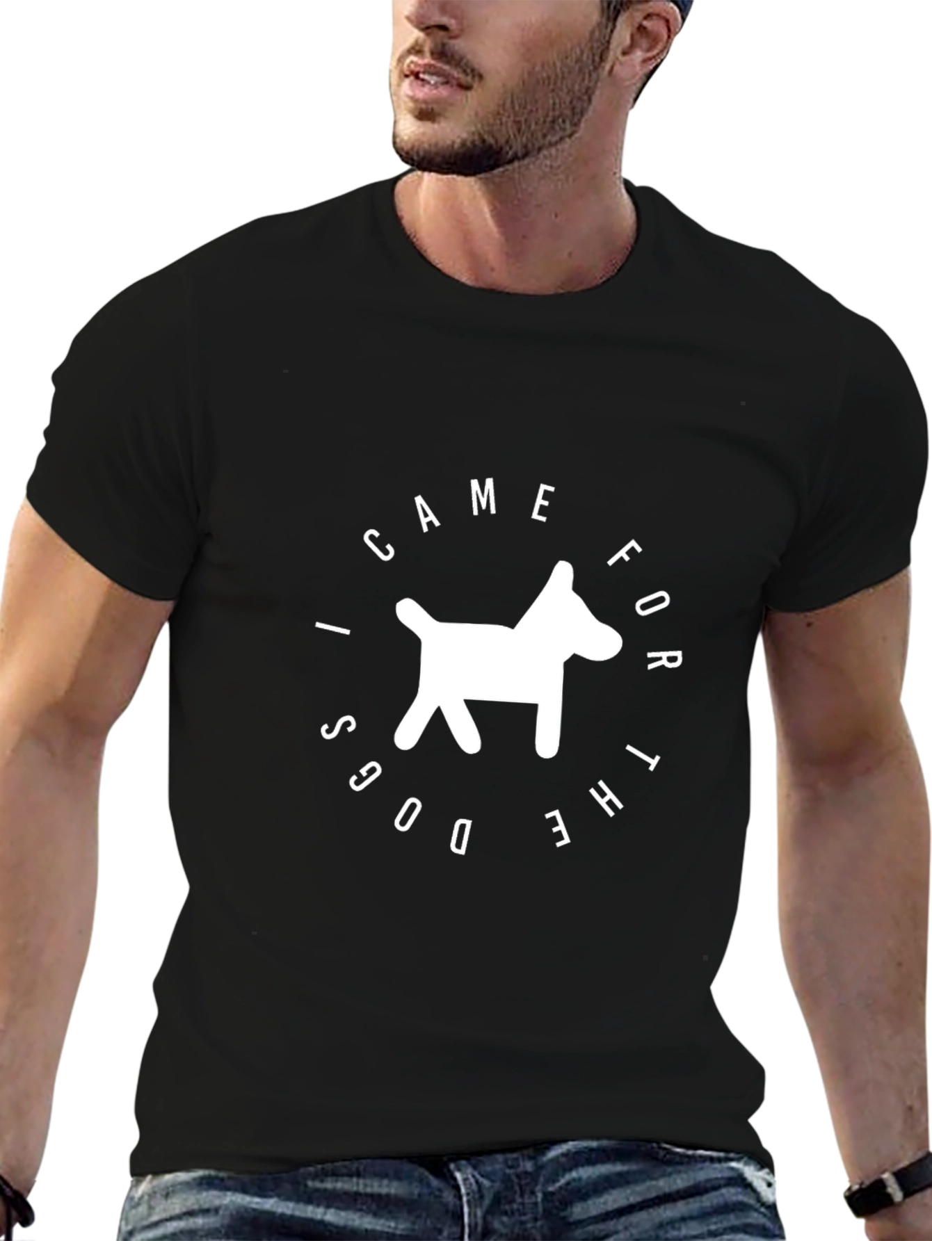 I Came For The Dogs Graphic Tee