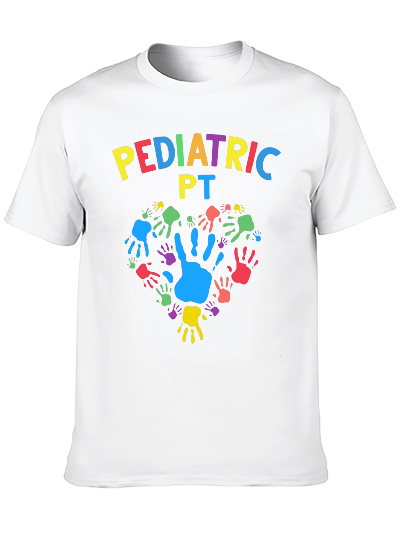 Pediatric PT Handprint Heart Graphic T-Shirt