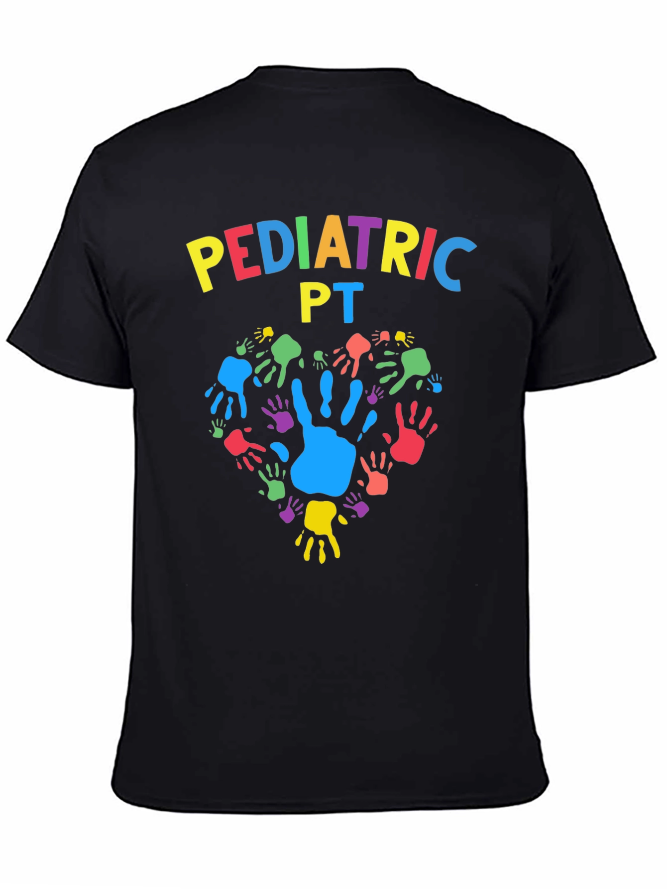 Pediatric PT Handprint Heart Graphic T-Shirt