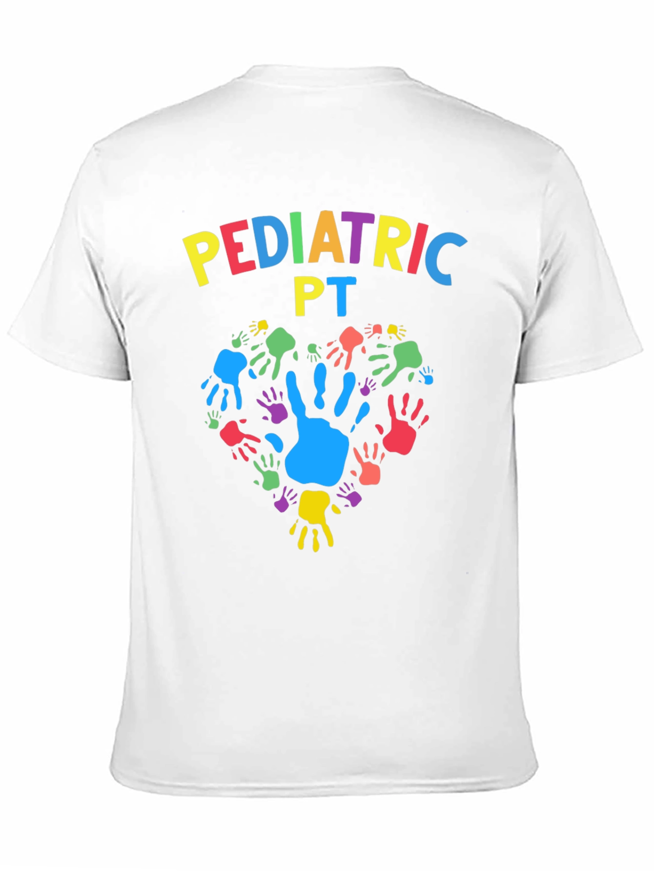 Pediatric PT Handprint Heart Graphic T-Shirt