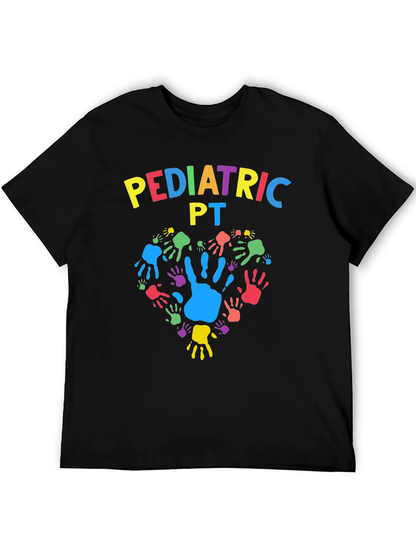 Pediatric PT Handprint Heart Graphic T-Shirt