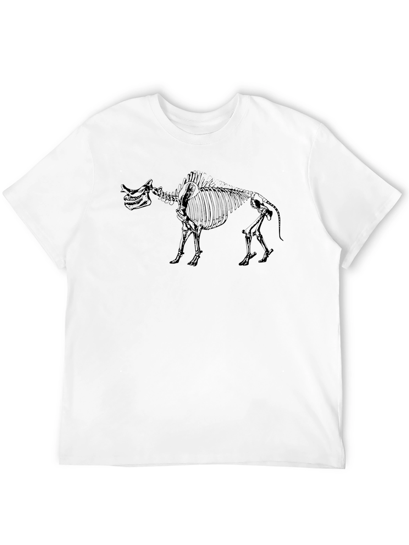 Skeleton Buffalo Black T-Shirt - Unique Graphic Tee