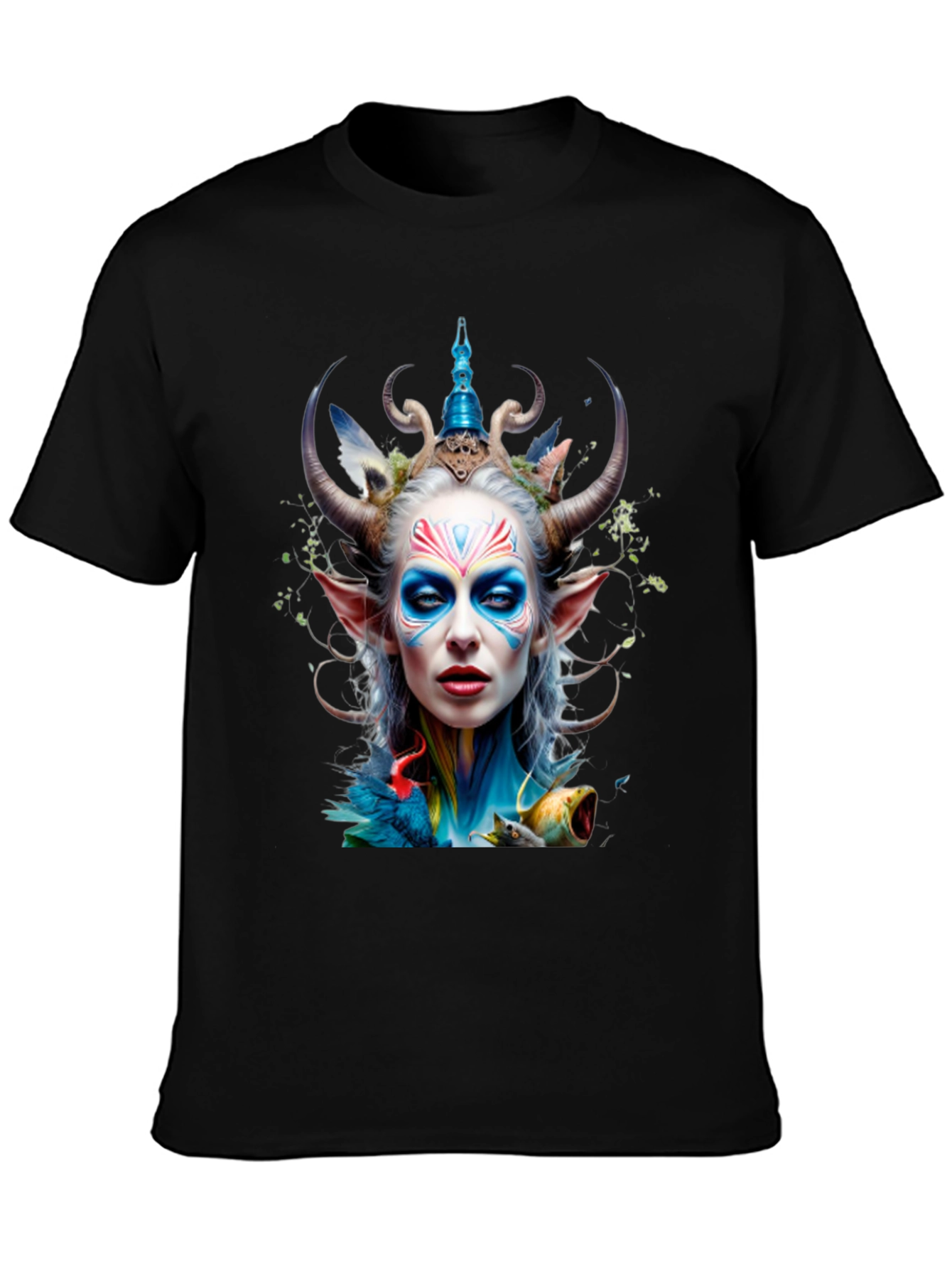 Fantasy Faun Graphic Tee - Unique Art Print