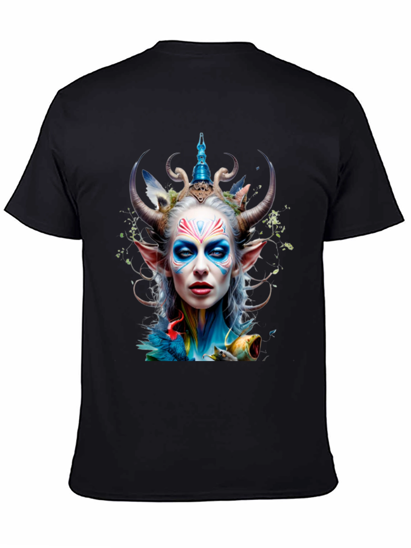 Fantasy Faun Graphic Tee - Unique Art Print