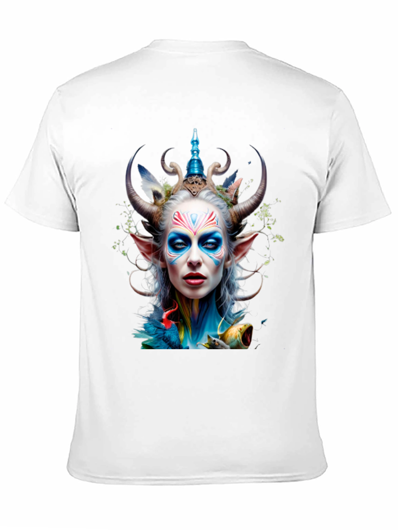 Fantasy Faun Graphic Tee - Unique Art Print
