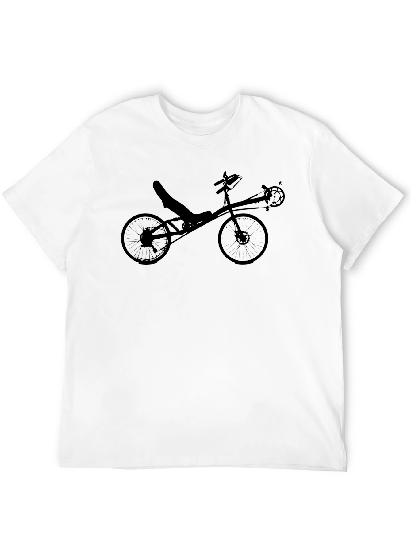 Recumbent Bike Silhouette T-Shirt