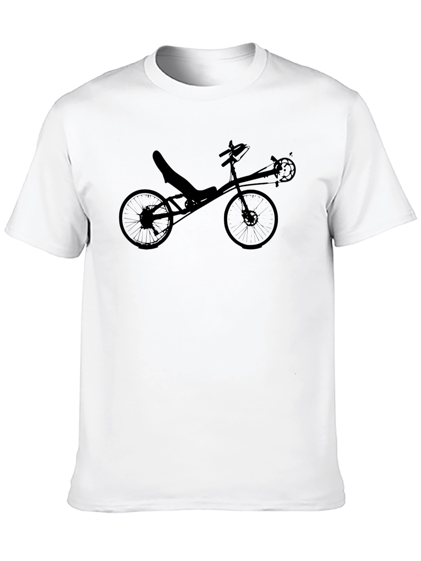 Recumbent Bike Silhouette T-Shirt