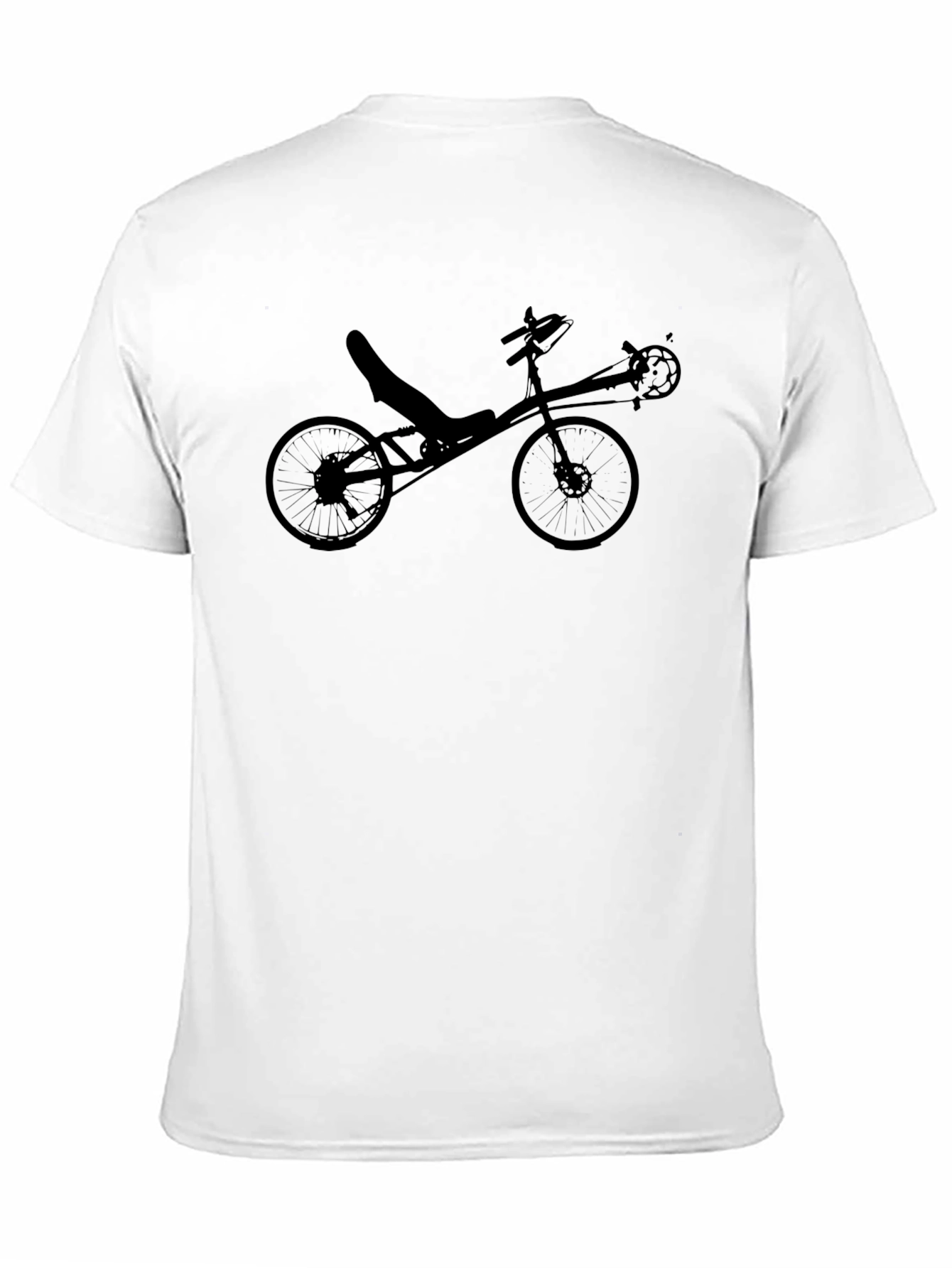 Recumbent Bike Silhouette T-Shirt