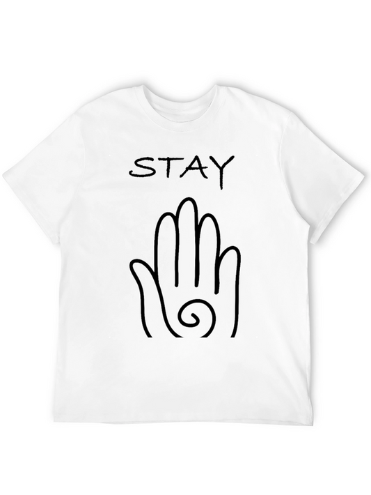 Stay Hand Graphic Tee - Stylish Unisex T-Shirt