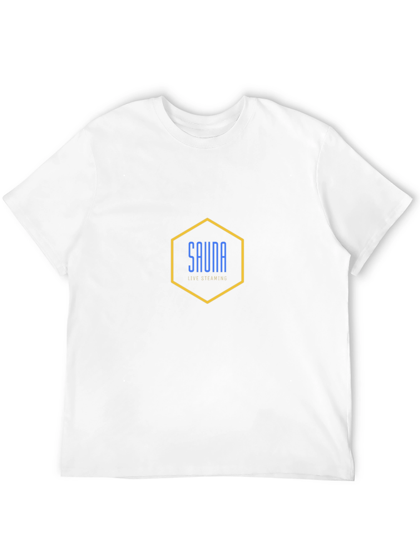 Sauna Live Streaming Black Graphic Tee