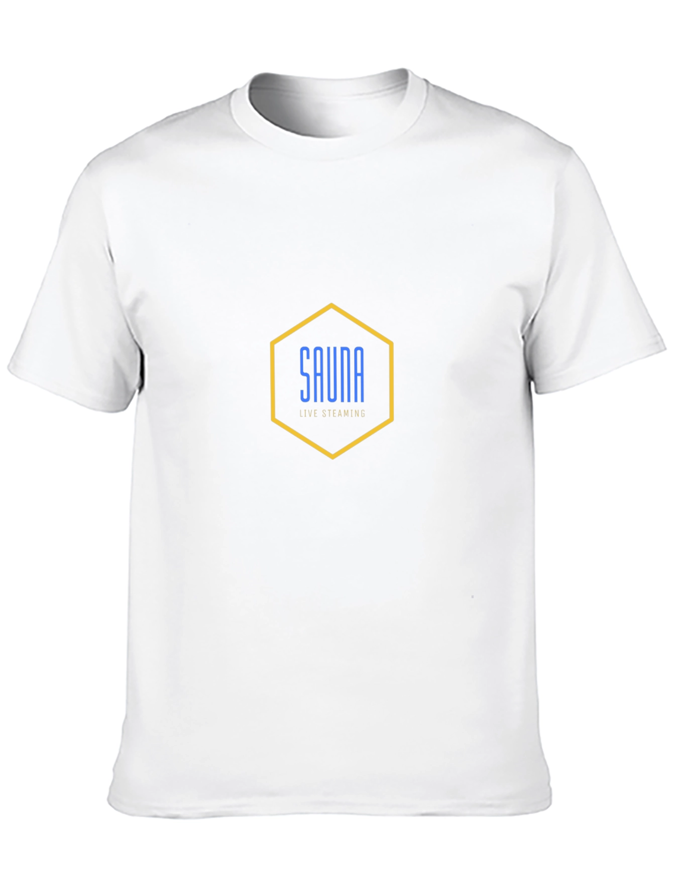 Sauna Live Streaming Black Graphic Tee