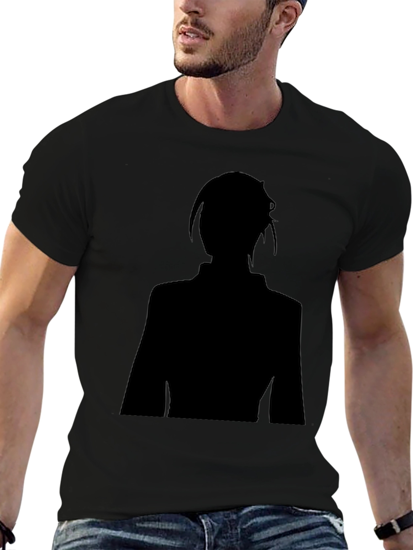Silhouette Graphic Black T-Shirt