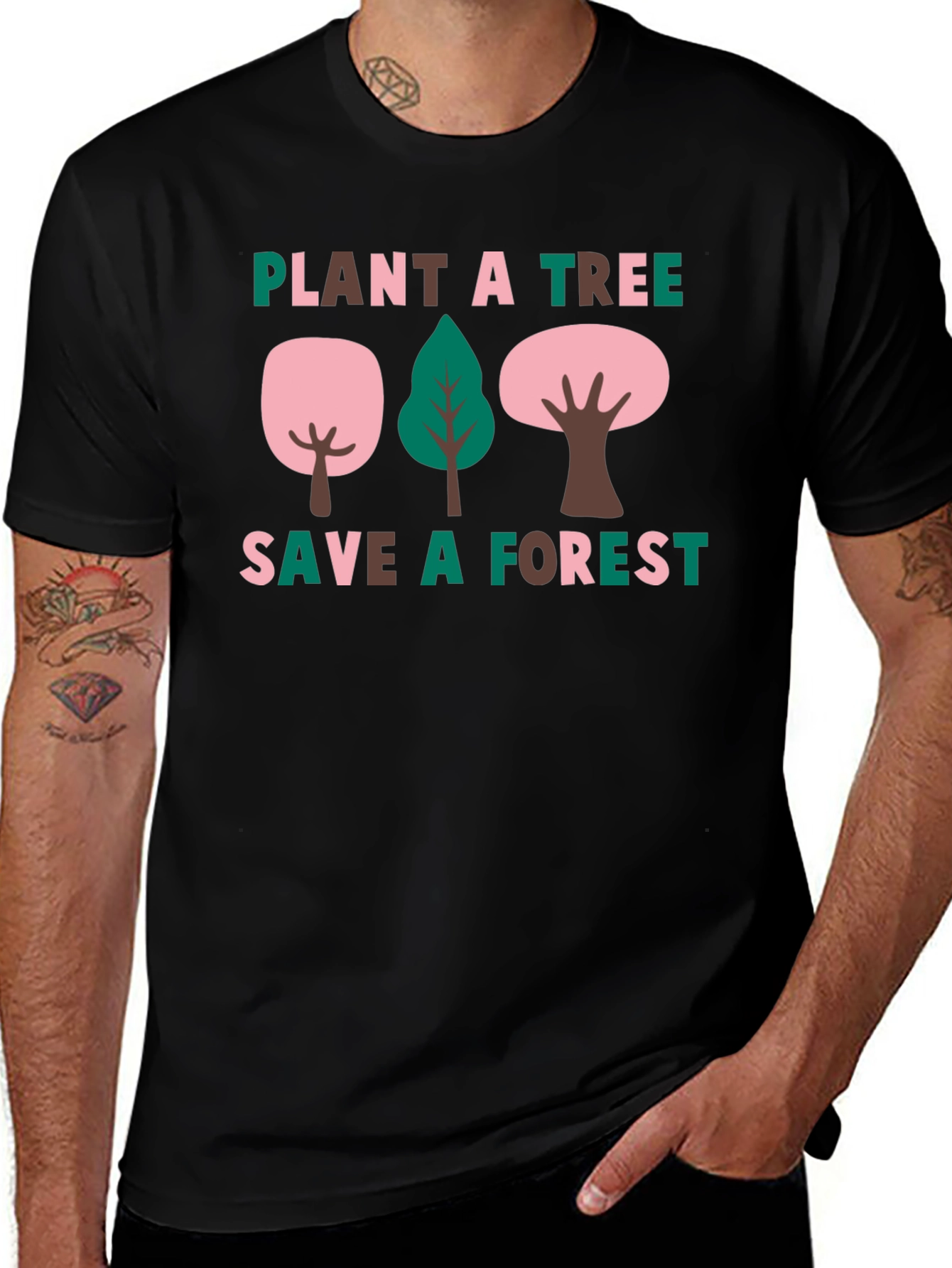 Plant a Tree Save a Forest Graphic Tee