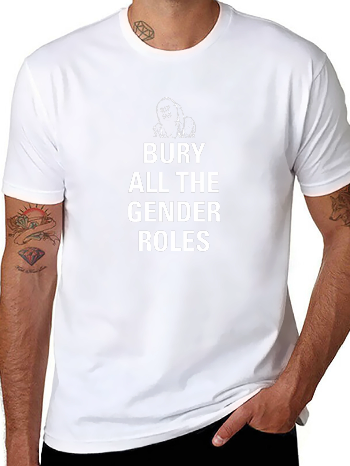Bury All Gender Roles Graphic Tee
