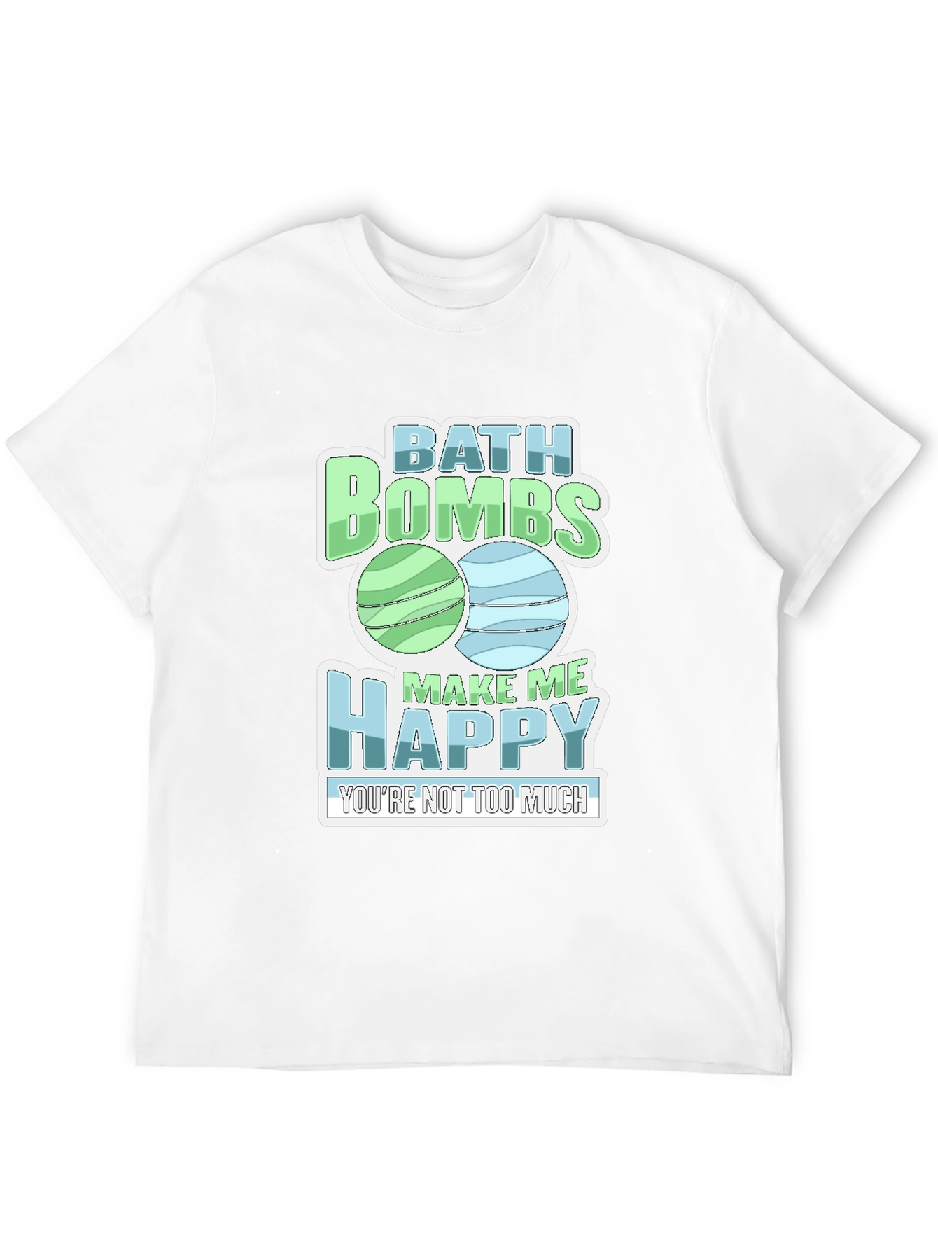 Bath Bombs Make Me Happy Graphic Tee