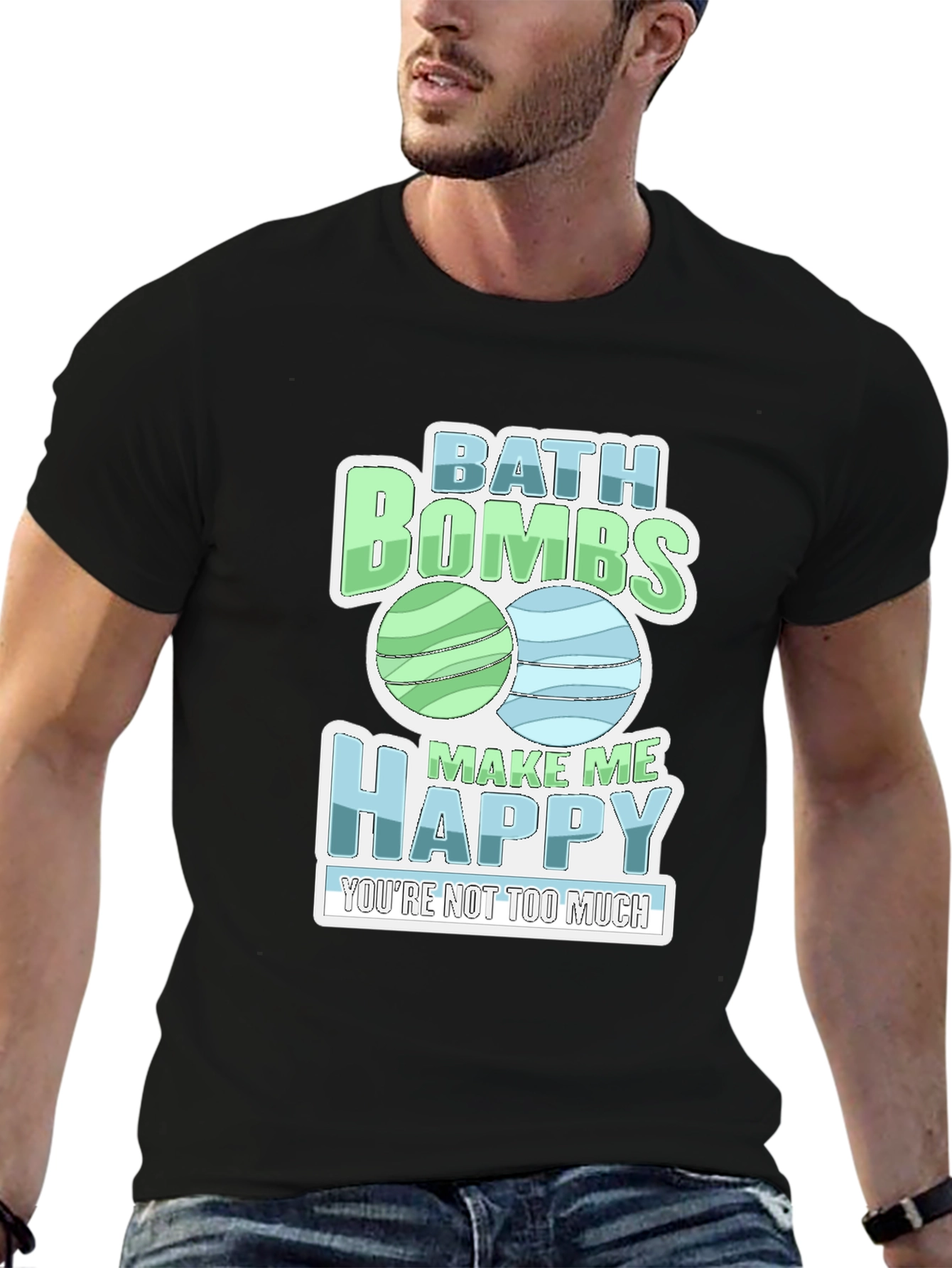 Bath Bombs Make Me Happy Graphic Tee