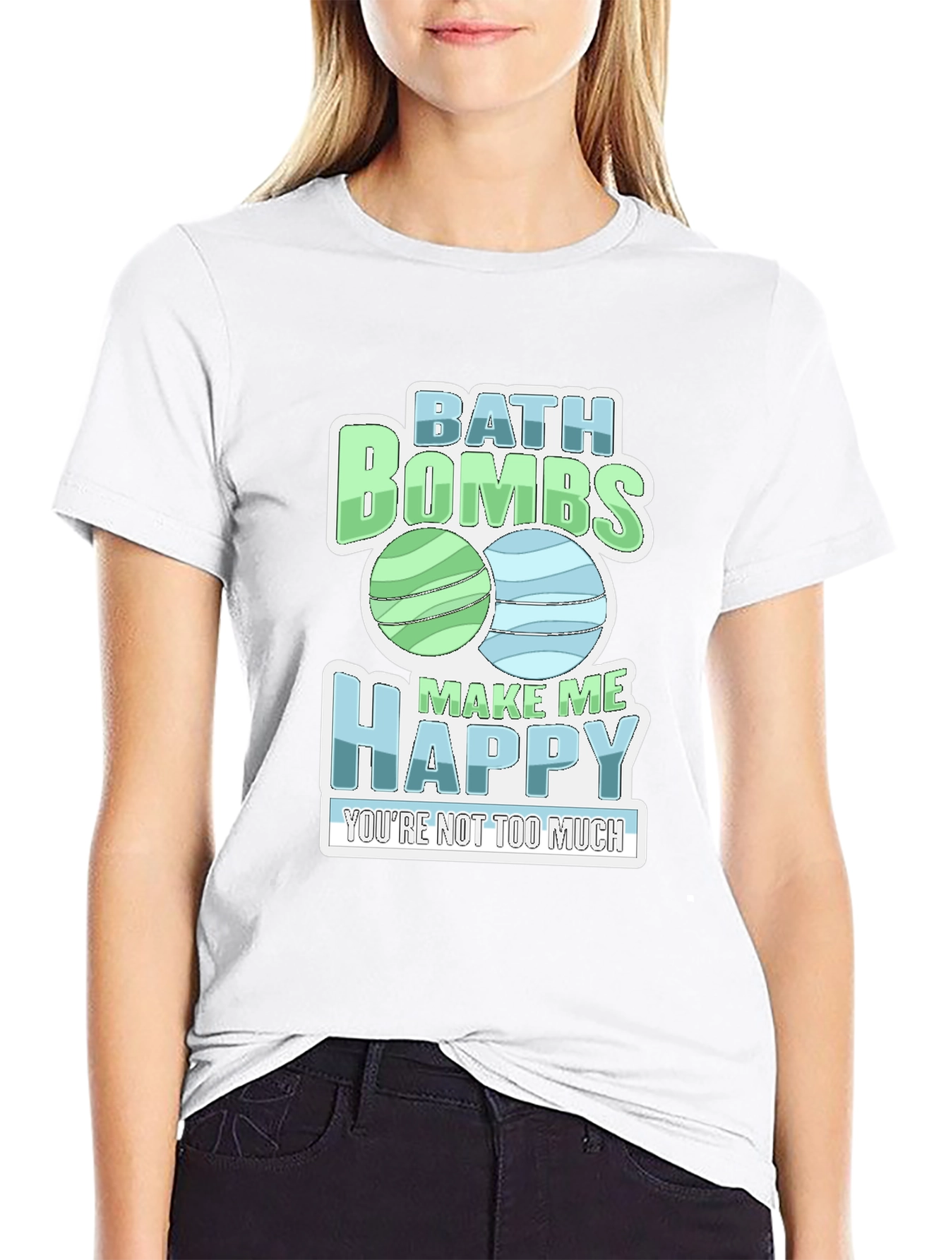 Bath Bombs Make Me Happy Graphic Tee