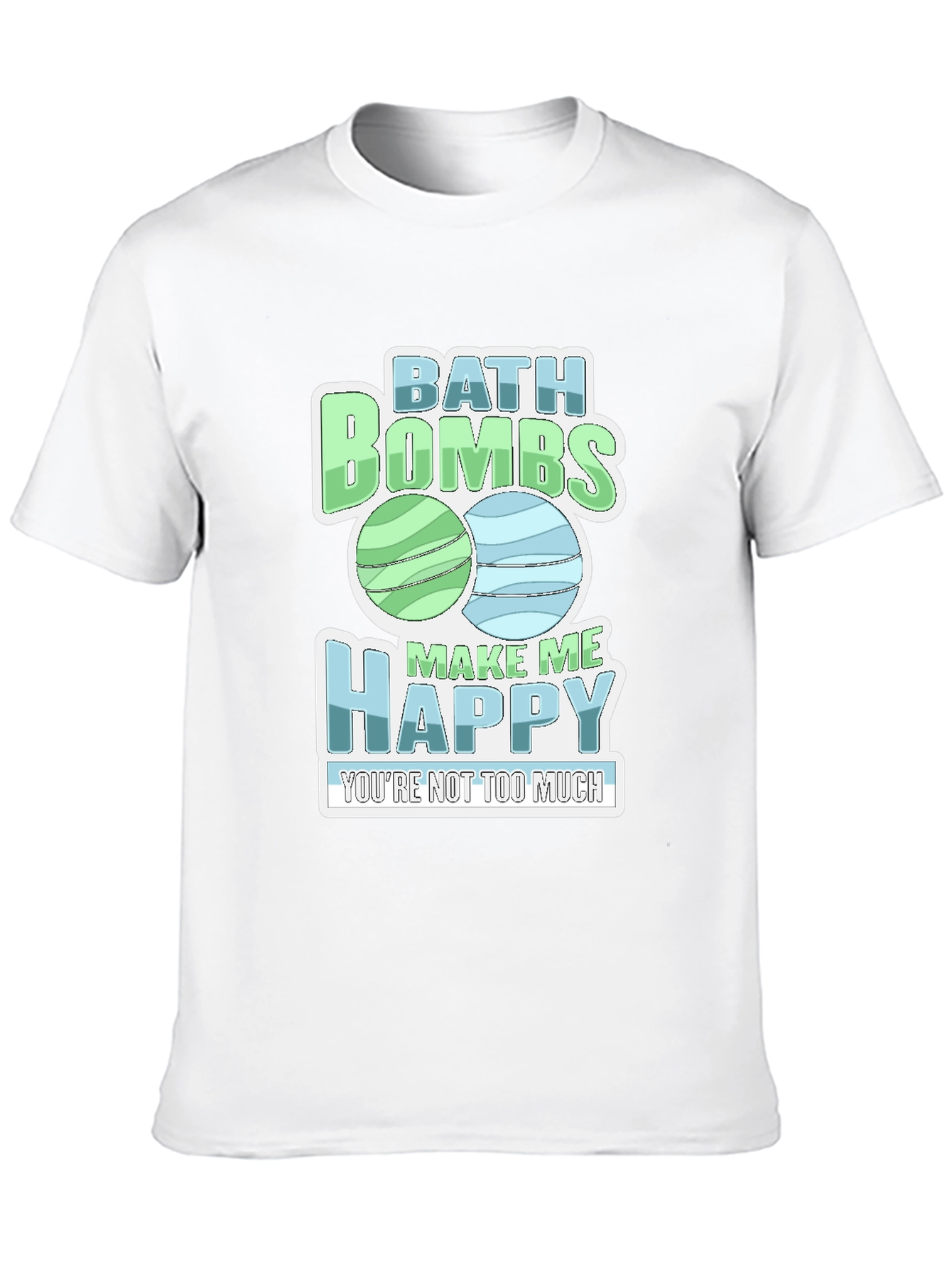 Bath Bombs Make Me Happy Graphic Tee