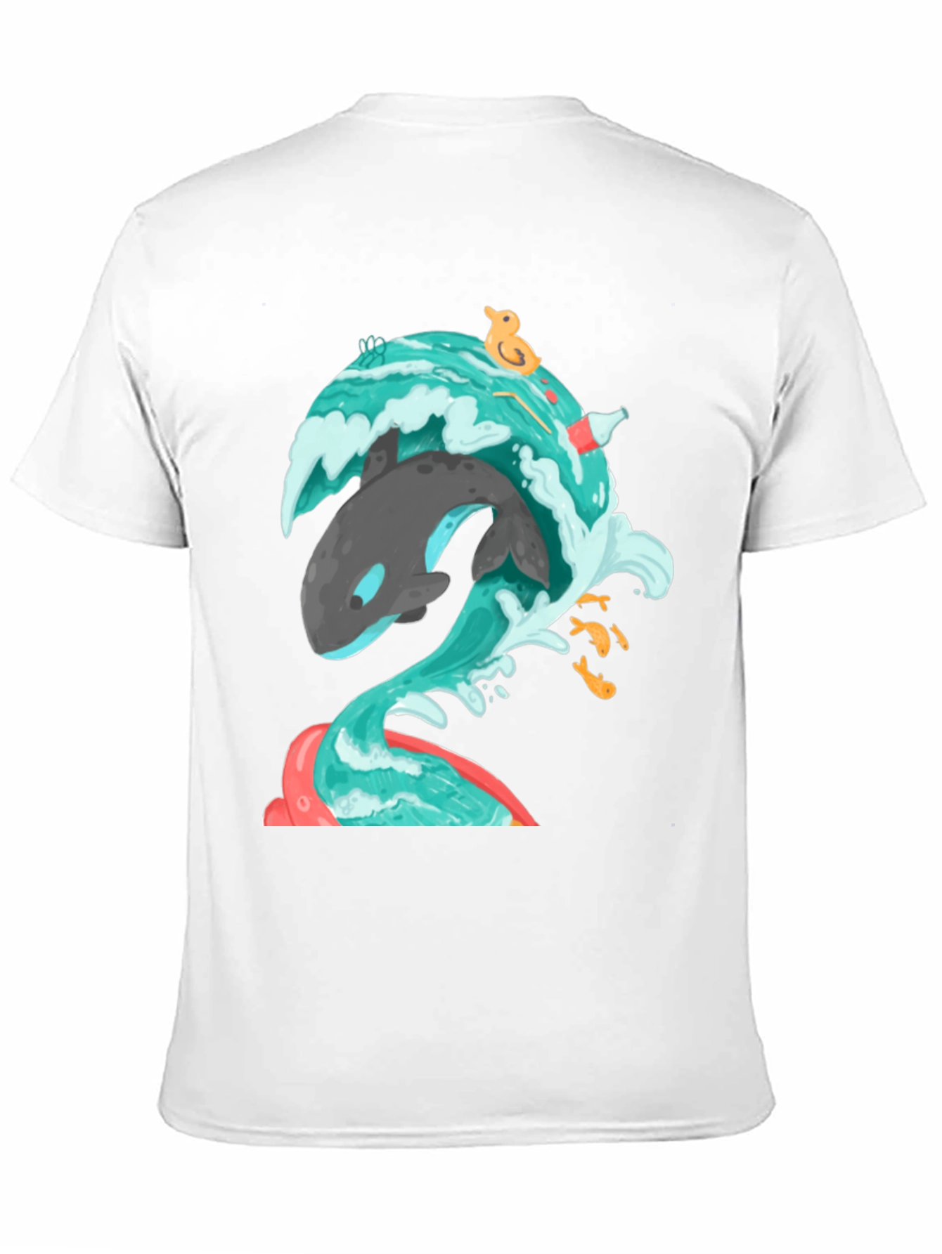Whimsical Whale Tee - Unique Graphic Print