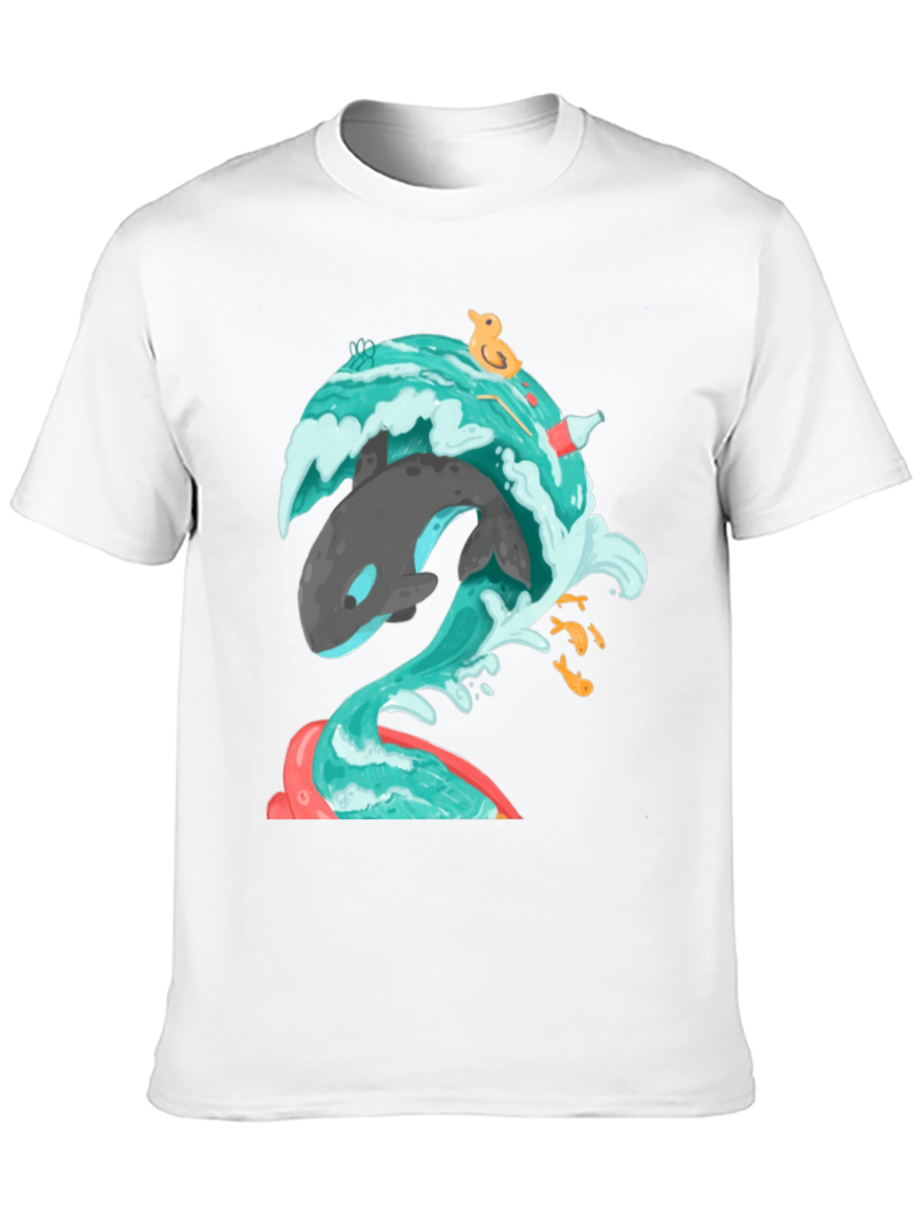 Whimsical Whale Tee - Unique Graphic Print