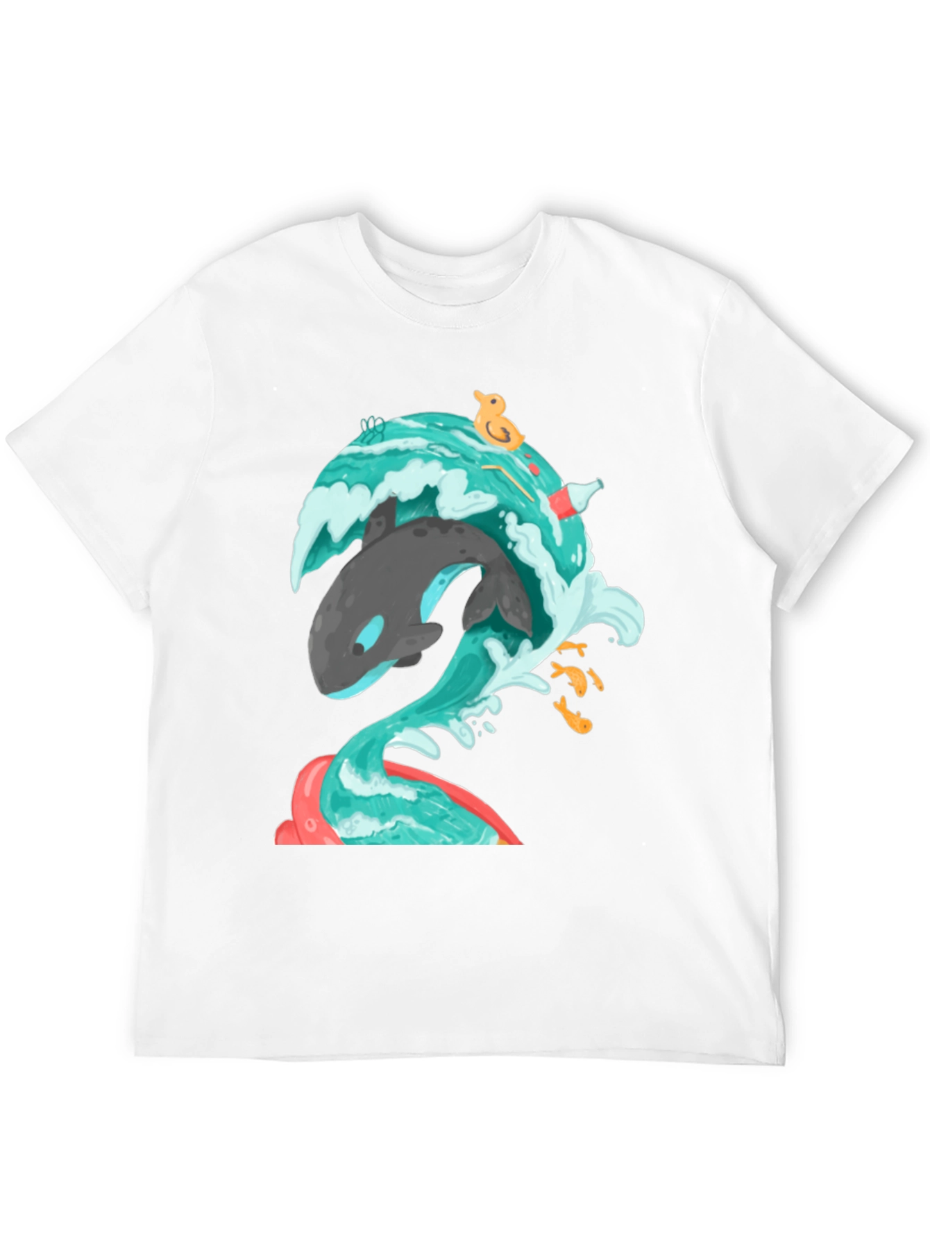 Whimsical Whale Tee - Unique Graphic Print