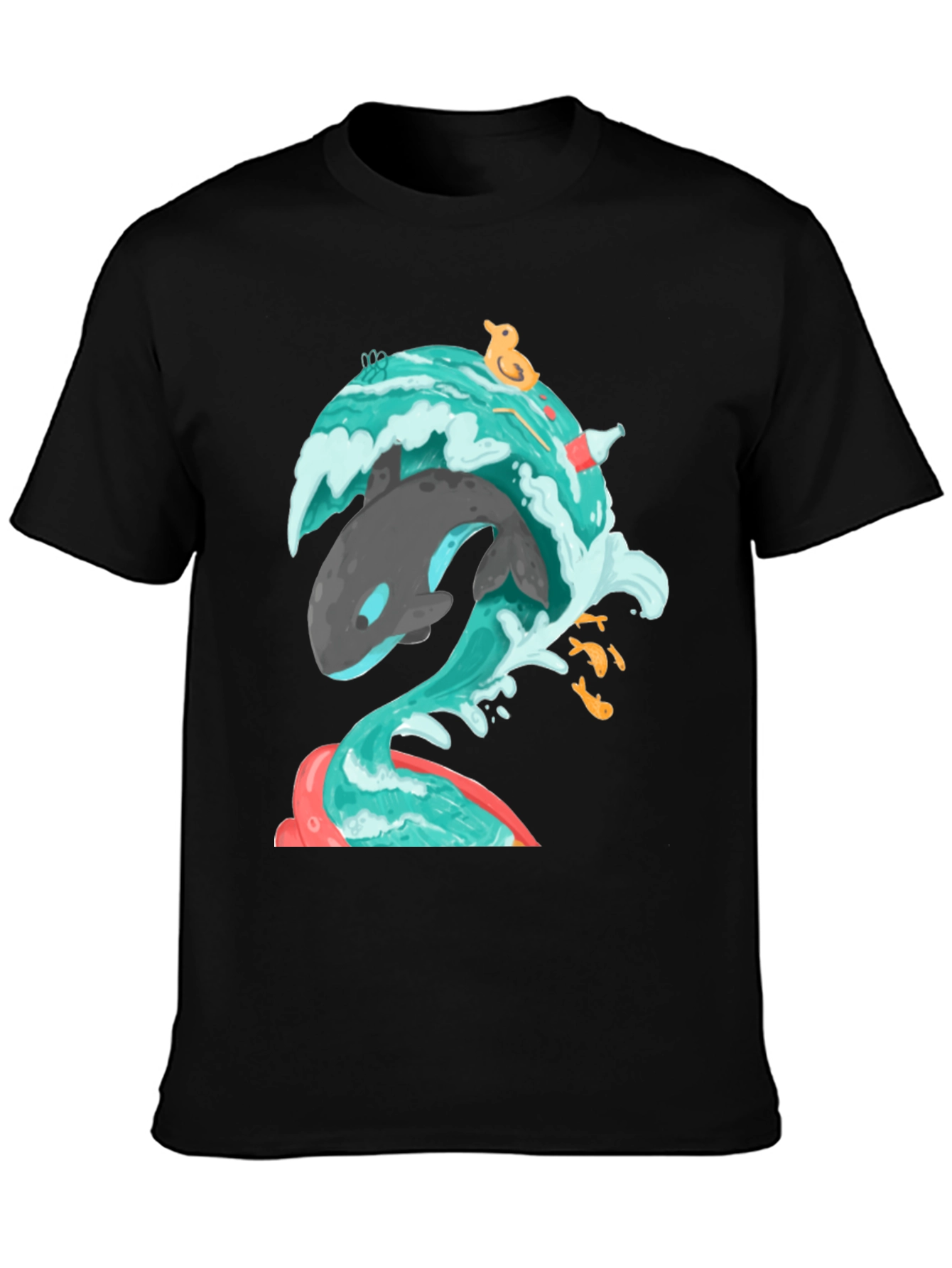 Whimsical Whale Tee - Unique Graphic Print